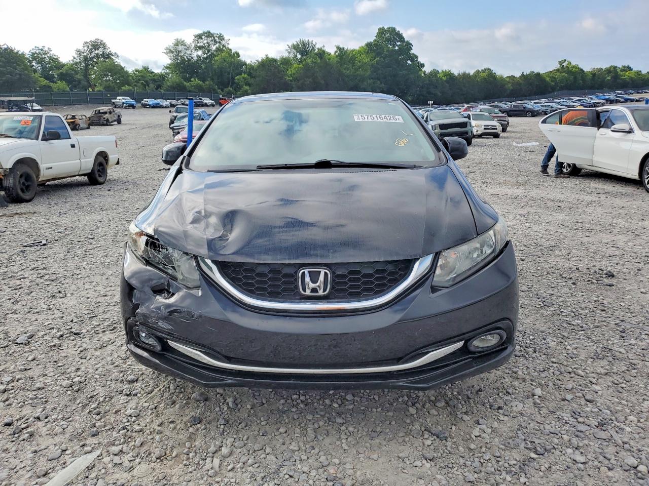 2013 Honda Civic Exl Black vin: 19XFB2F9XDE239395