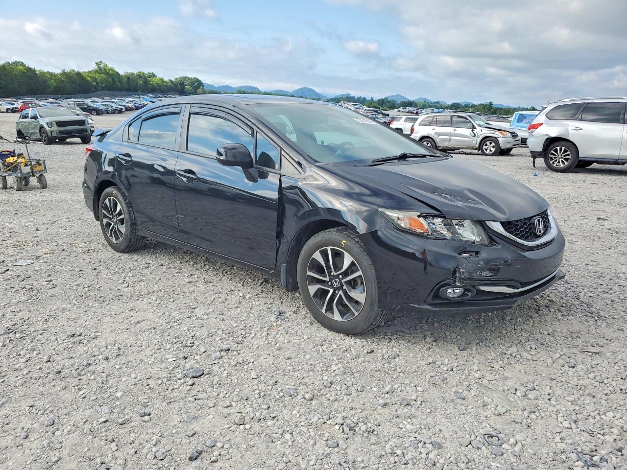 2013 Honda Civic Exl Black vin: 19XFB2F9XDE239395