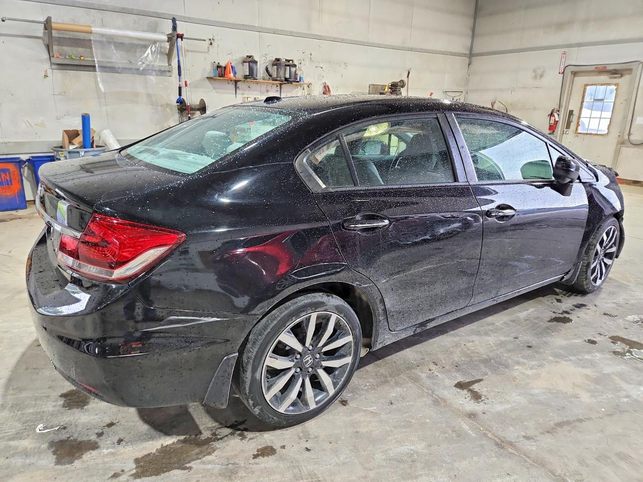 2014 Honda Civic Exl Black vin: 19XFB2F9XEE034516