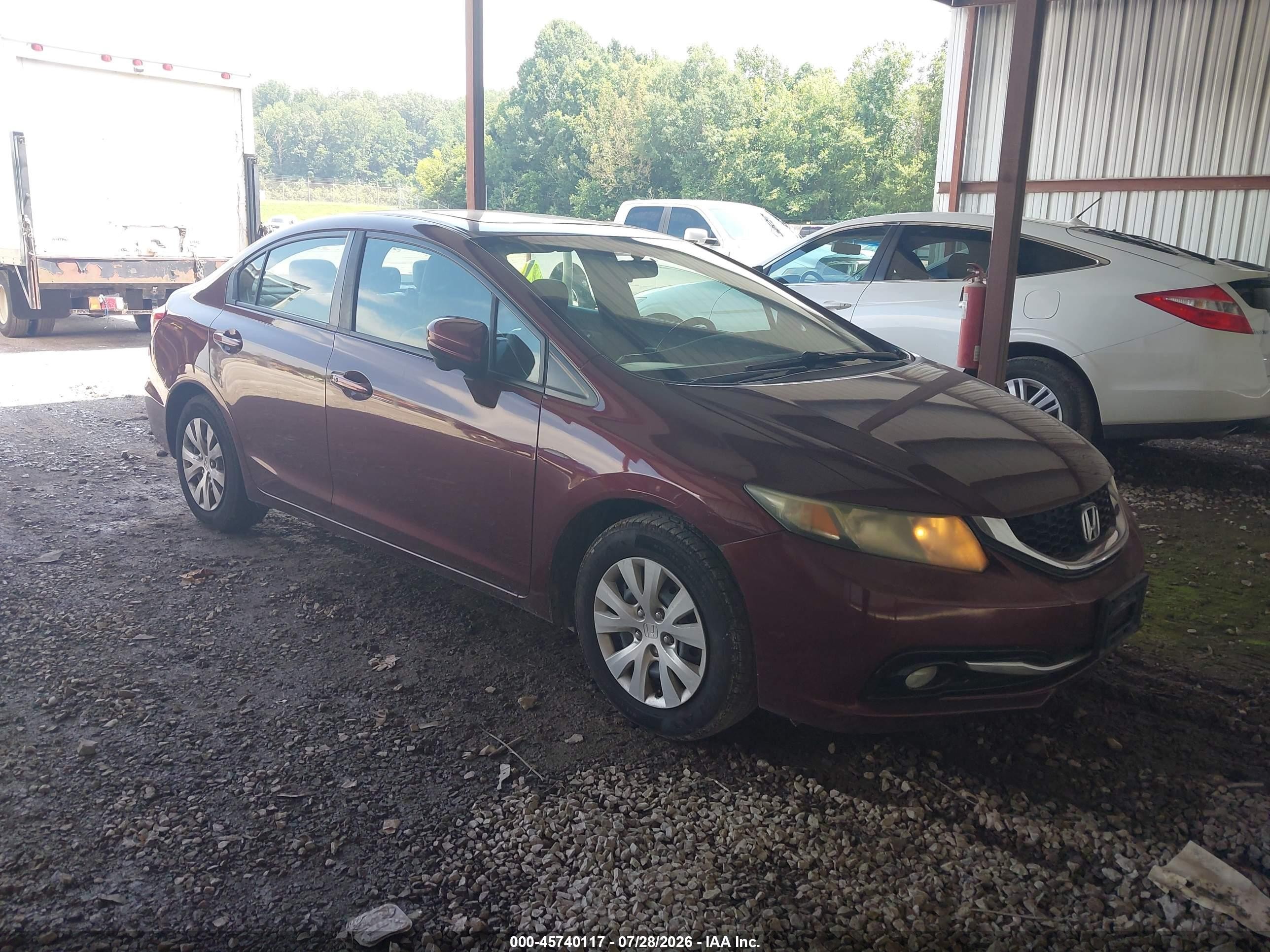 2014 Honda Civic Ex-l Red vin: 19XFB2F9XEE275900