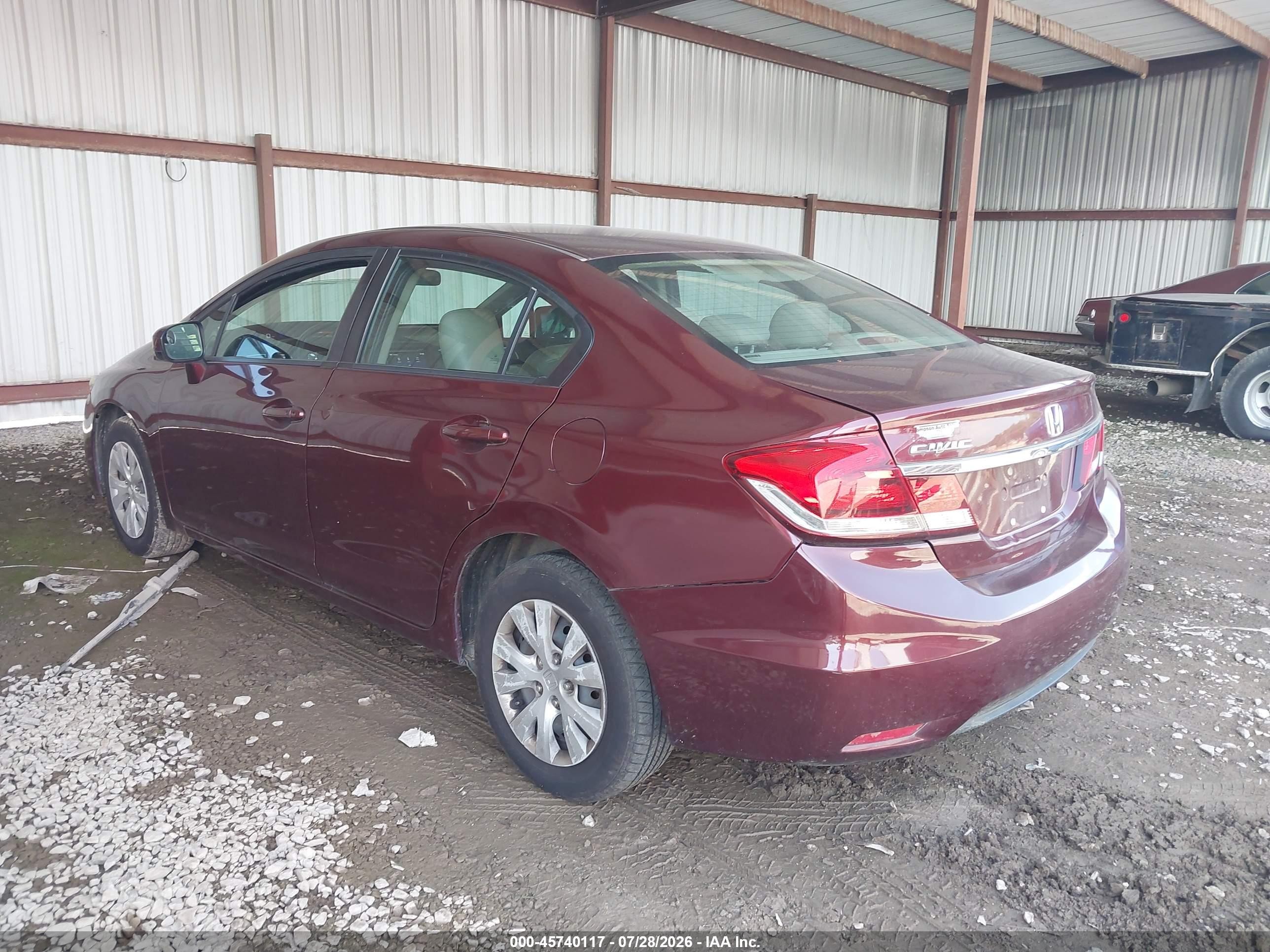 2014 Honda Civic Ex-l Red vin: 19XFB2F9XEE275900