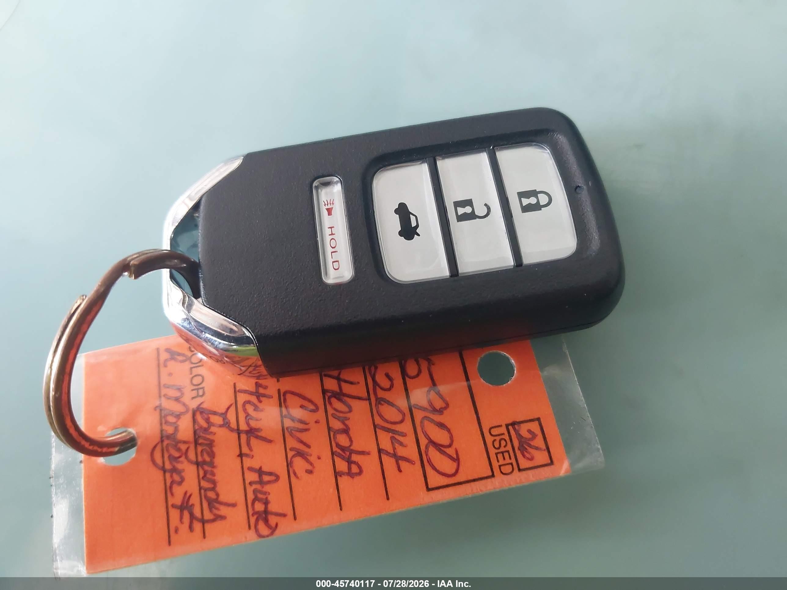 2014 Honda Civic Ex-l Red vin: 19XFB2F9XEE275900