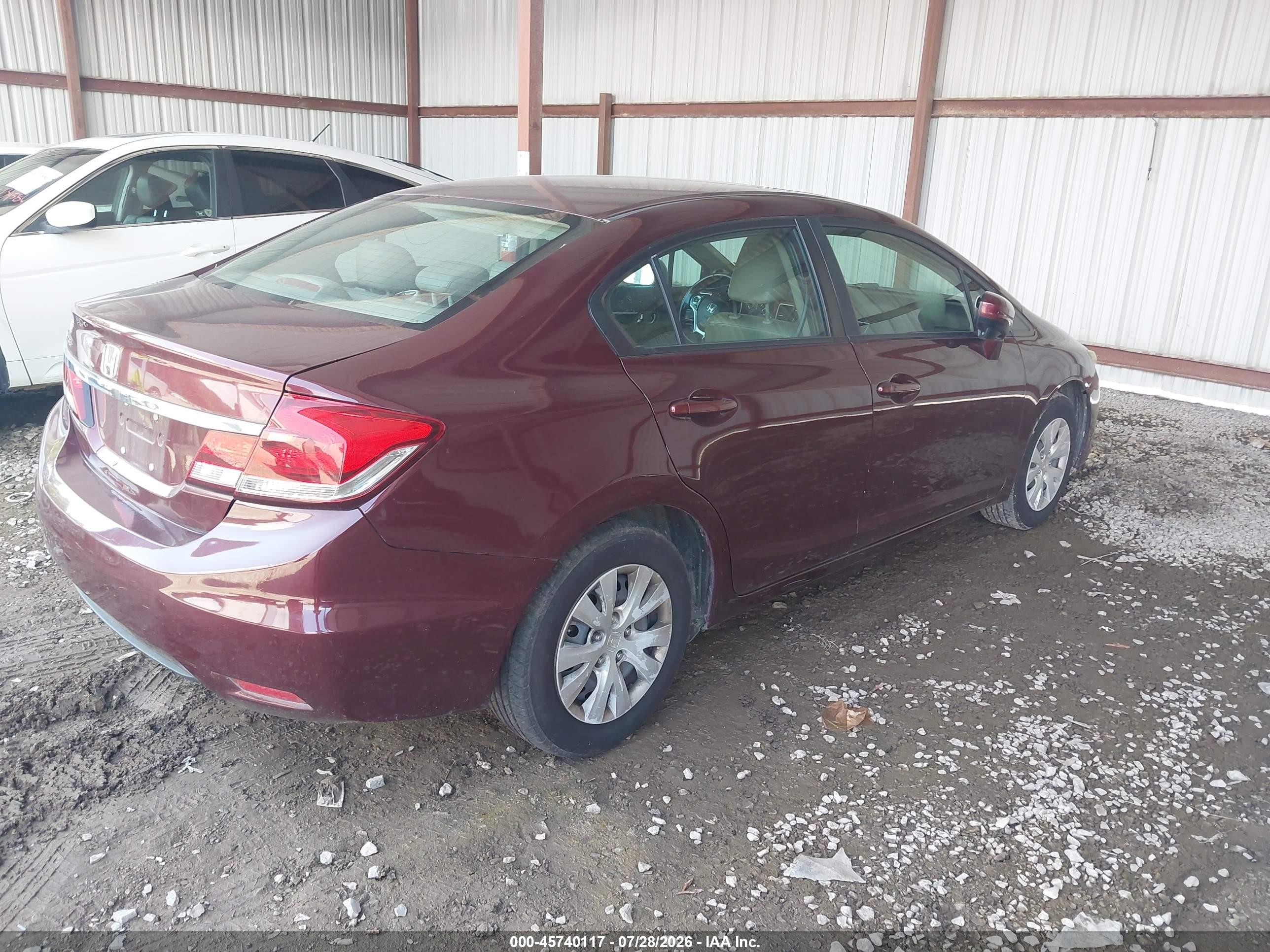 2014 Honda Civic Ex-l Red vin: 19XFB2F9XEE275900