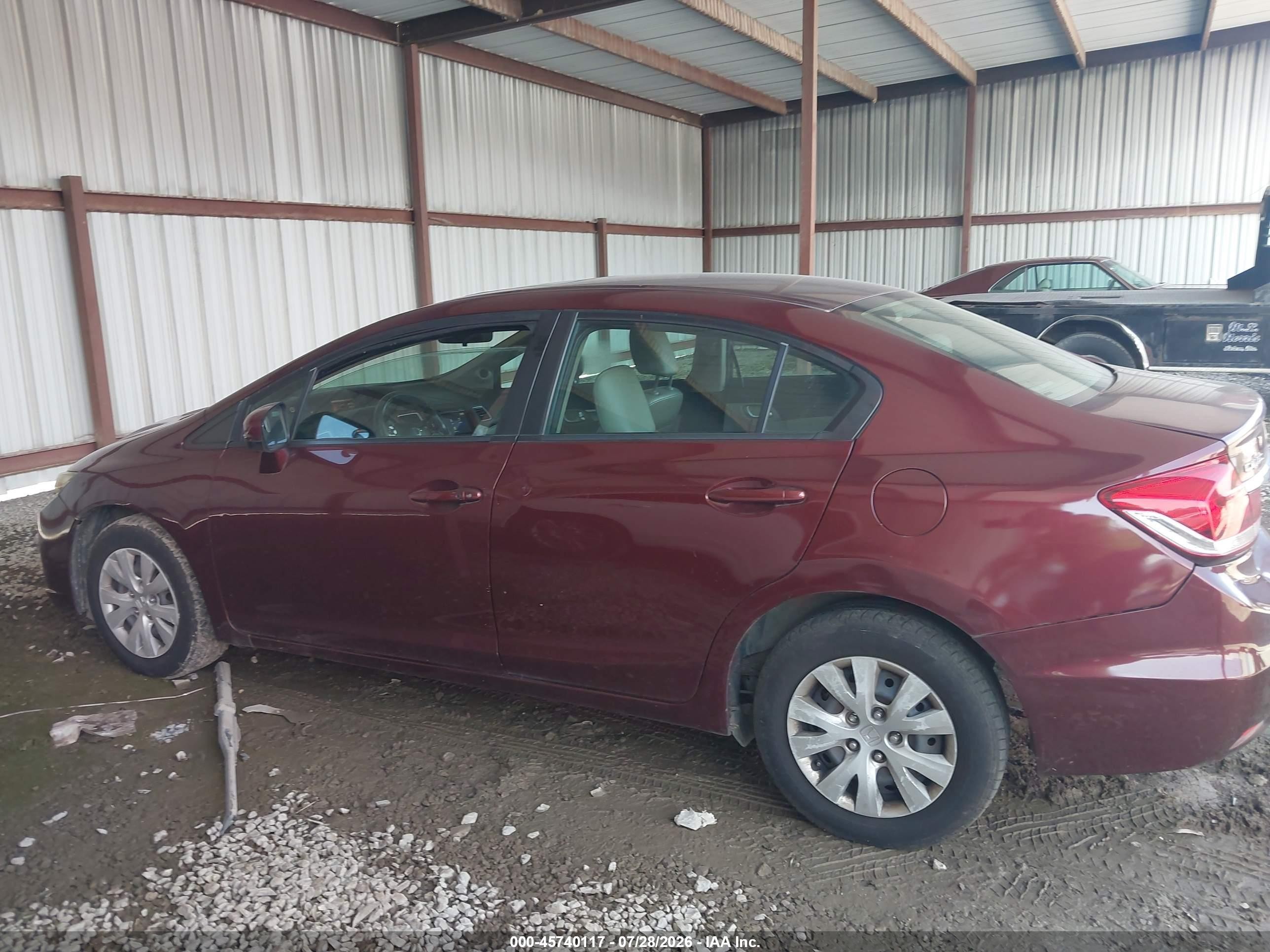 2014 Honda Civic Ex-l Red vin: 19XFB2F9XEE275900