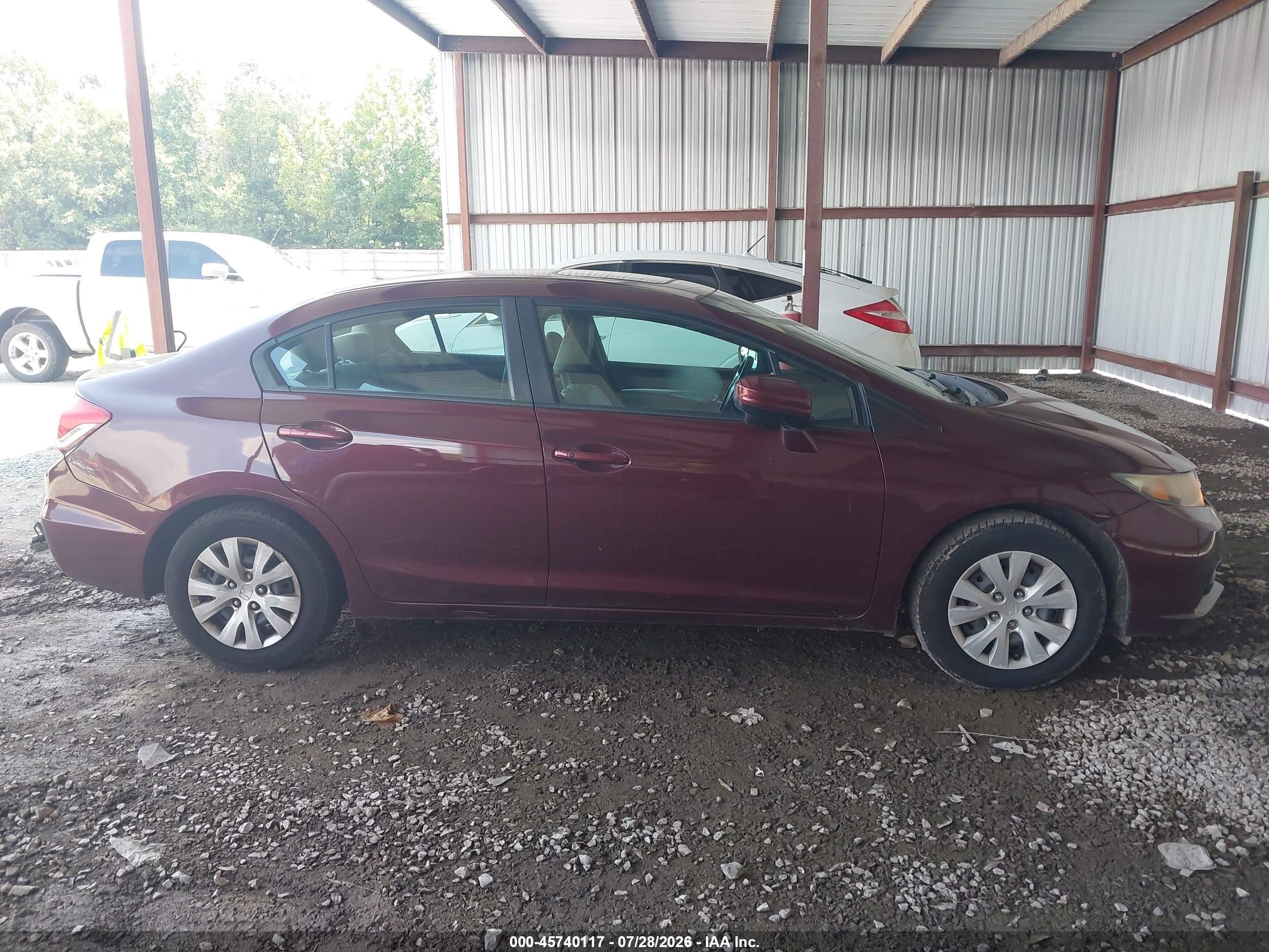 2014 Honda Civic Ex-l Red vin: 19XFB2F9XEE275900
