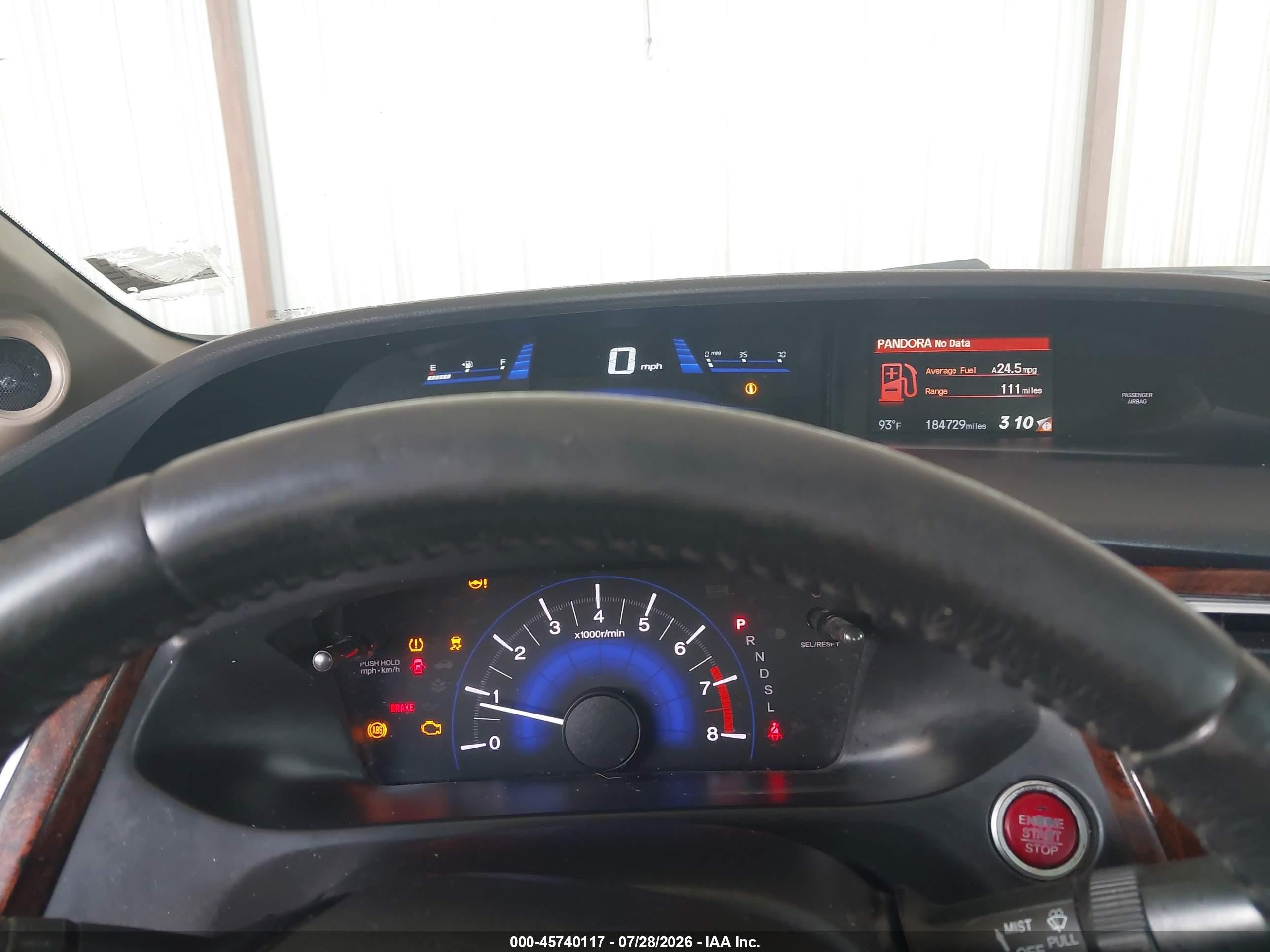 2014 Honda Civic Ex-l Red vin: 19XFB2F9XEE275900