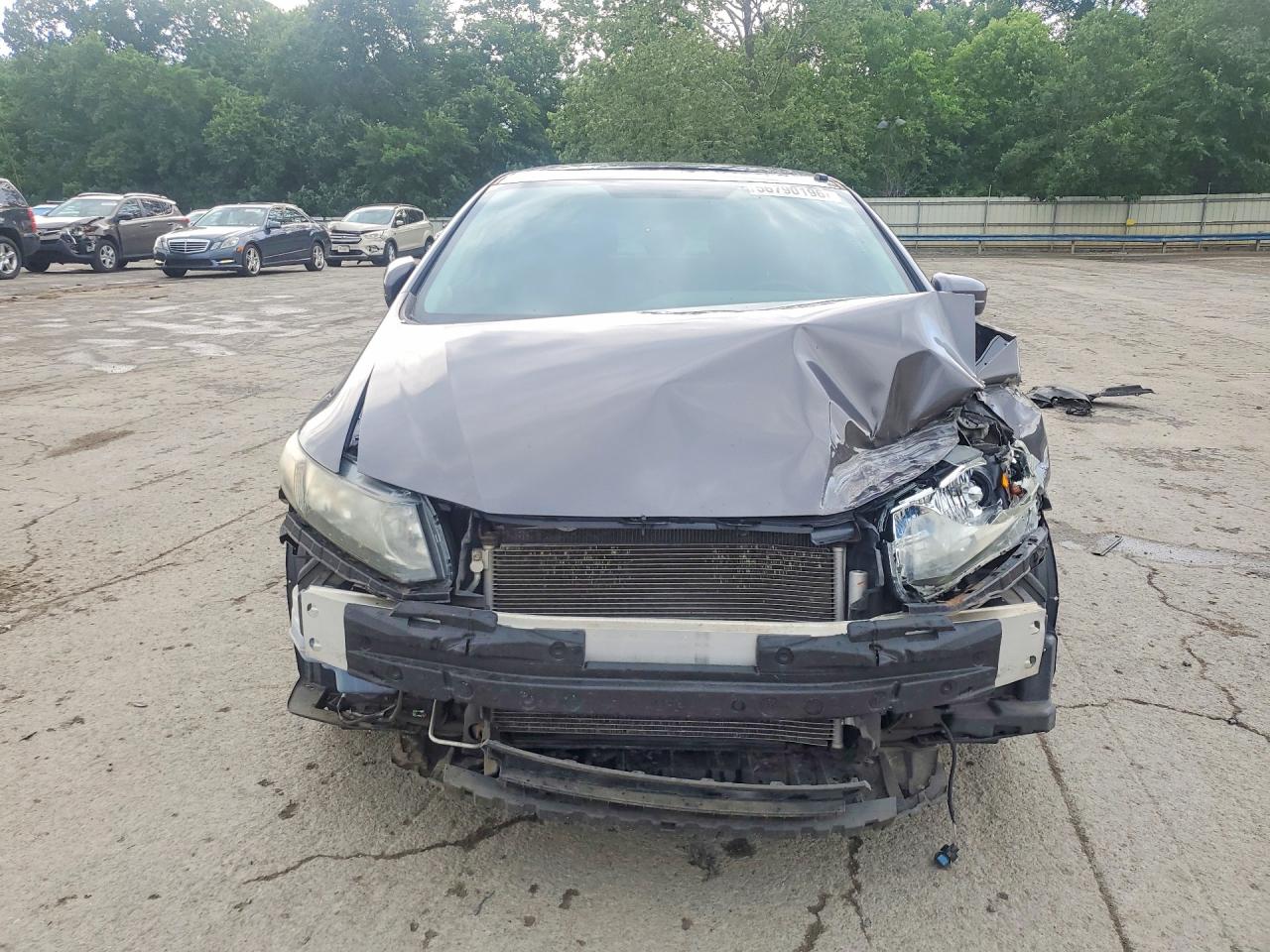 2015 Honda Civic Exl Gray vin: 19XFB2F9XFE103416