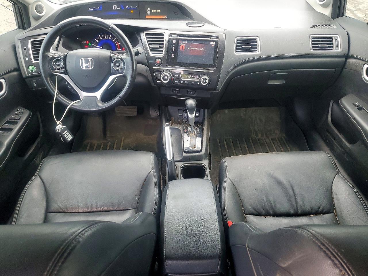 2015 Honda Civic Exl Gray vin: 19XFB2F9XFE103416