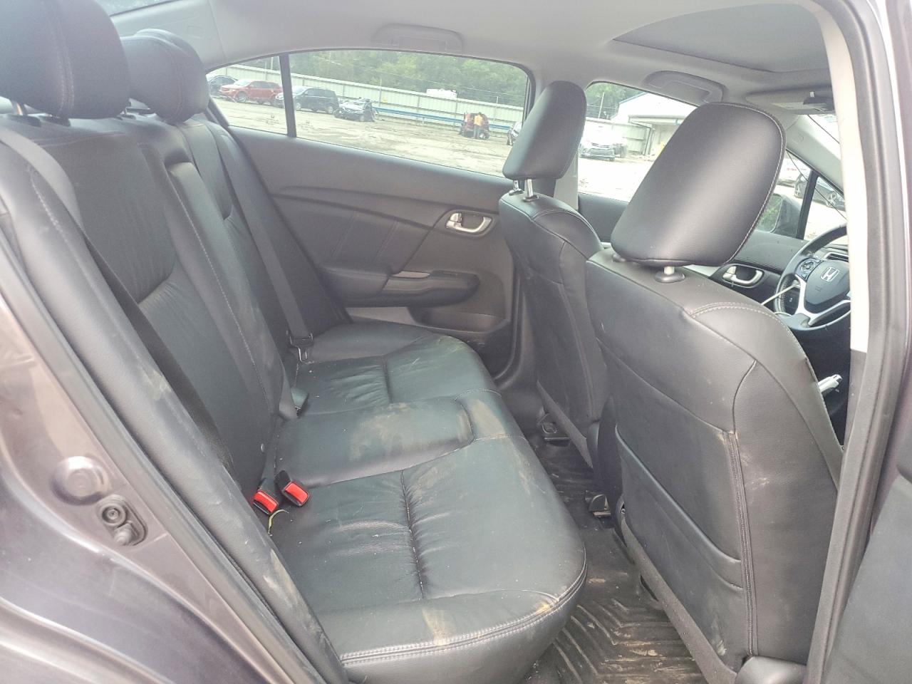2015 Honda Civic Exl Gray vin: 19XFB2F9XFE103416