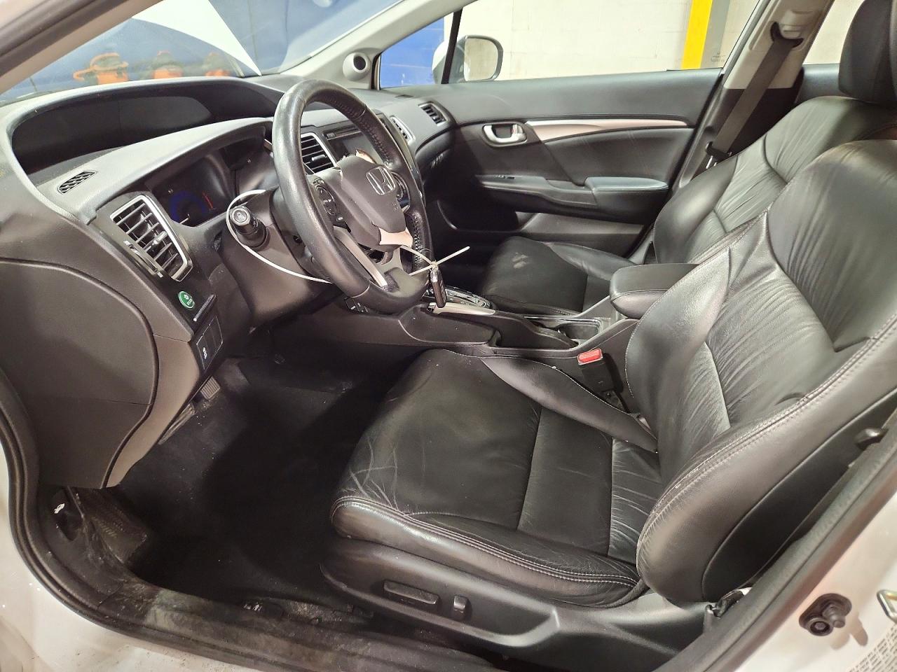 2015 Honda Civic Exl White vin: 19XFB2F9XFE202608
