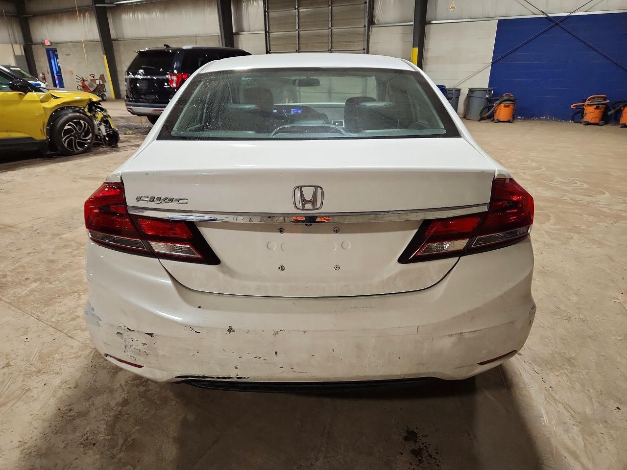 2015 Honda Civic Exl White vin: 19XFB2F9XFE202608