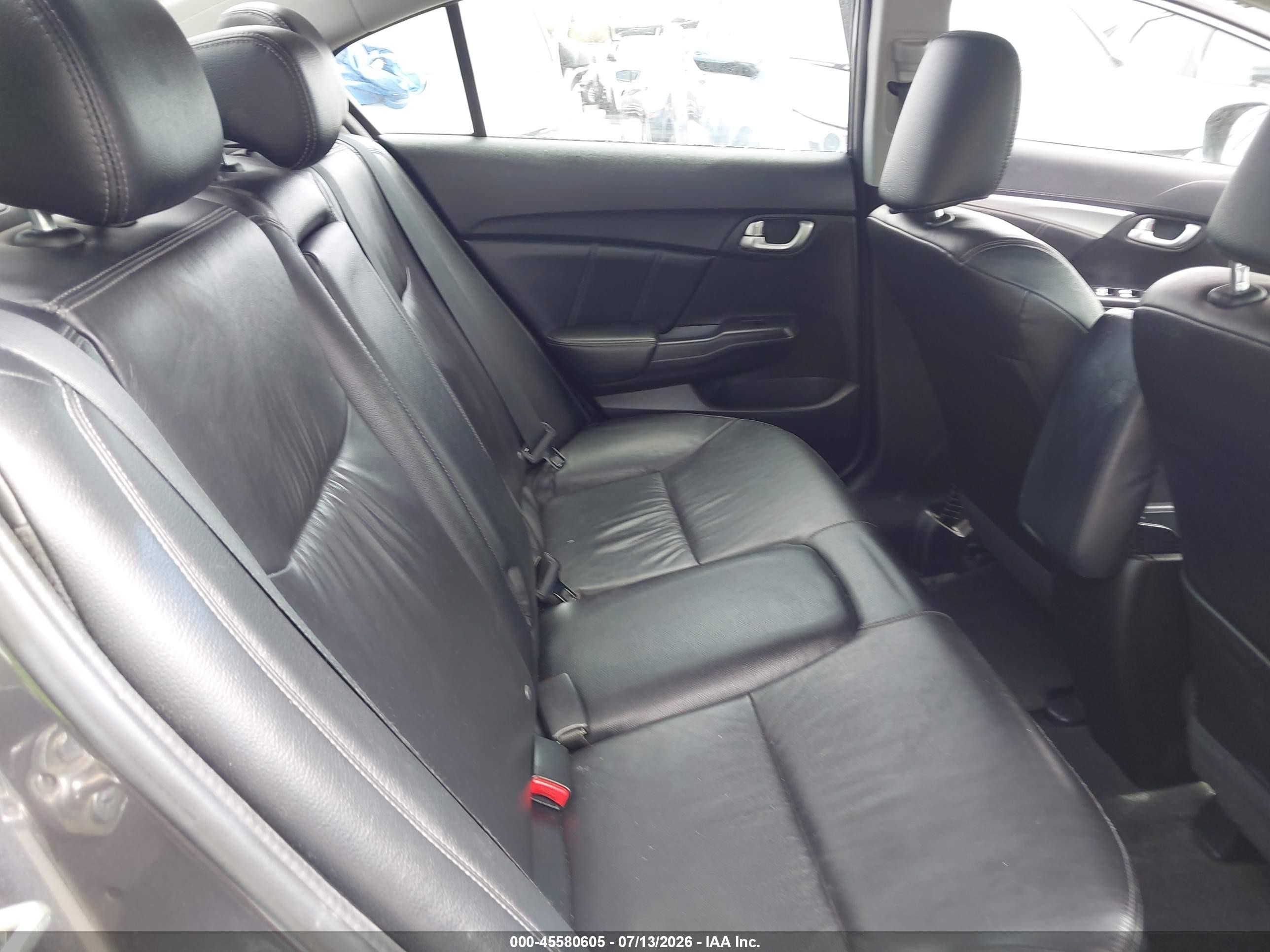 2015 Honda Civic Ex-l Gray vin: 19XFB2F9XFE247029
