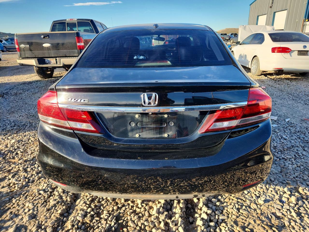 2015 Honda Civic Exl Black vin: 19XFB2F9XFE264980