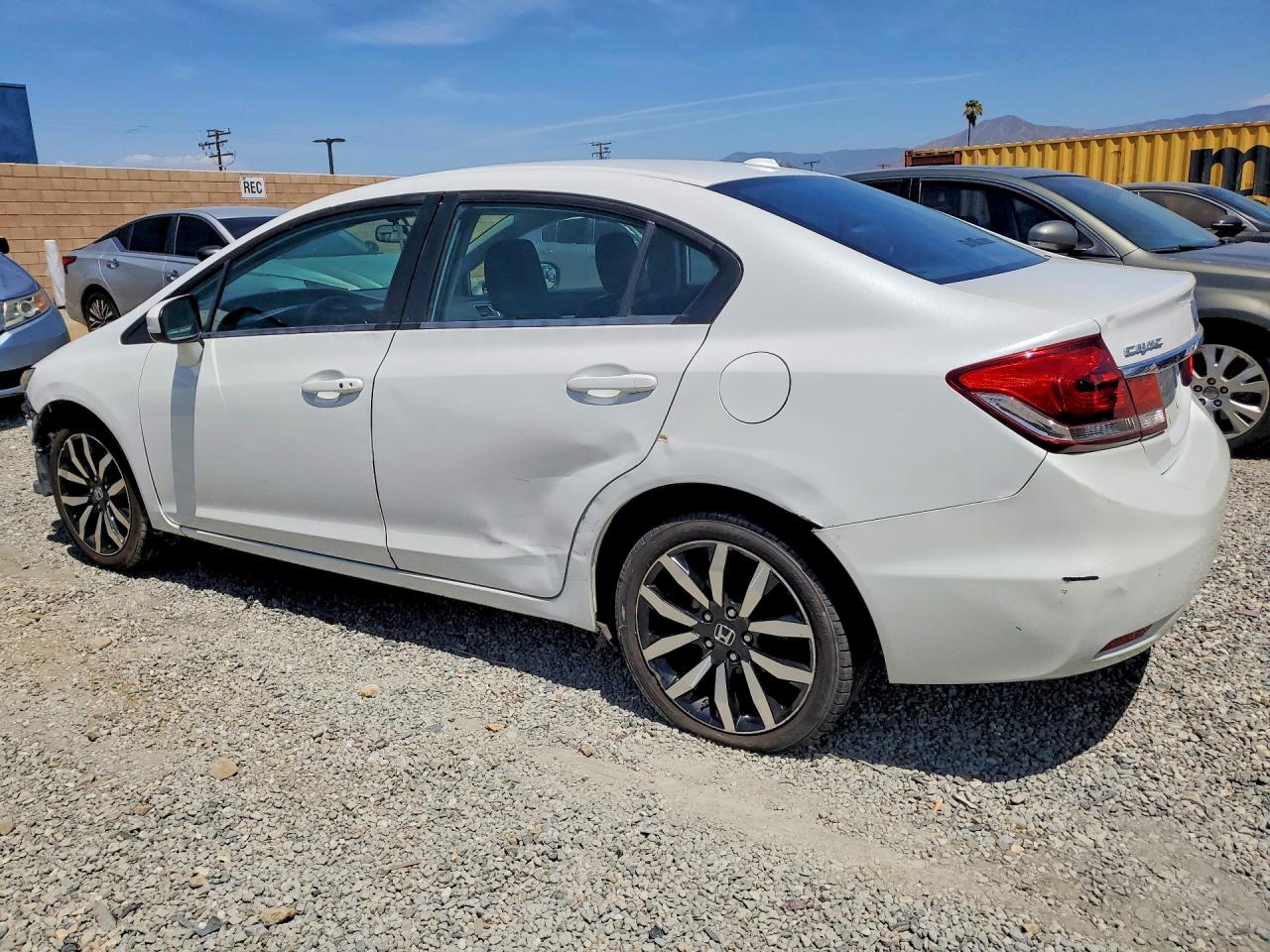 2015 Honda Civic Exl Белый vin: 19XFB2F9XFE270777