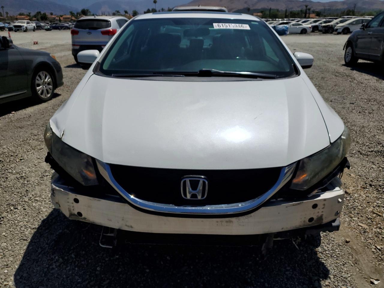 2015 Honda Civic Exl Белый vin: 19XFB2F9XFE270777