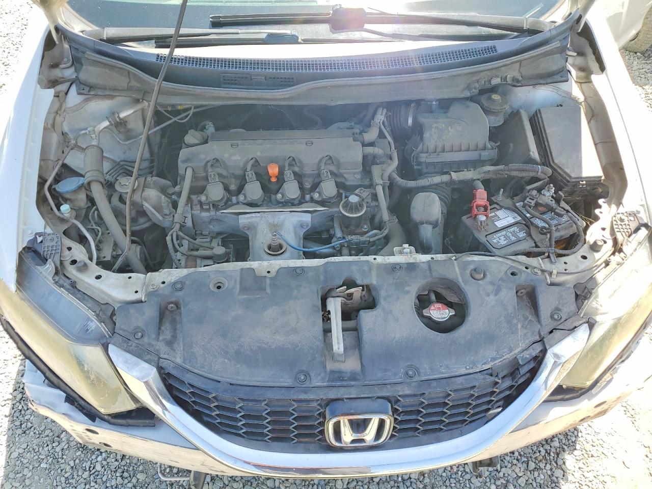 2015 Honda Civic Exl Белый vin: 19XFB2F9XFE270777