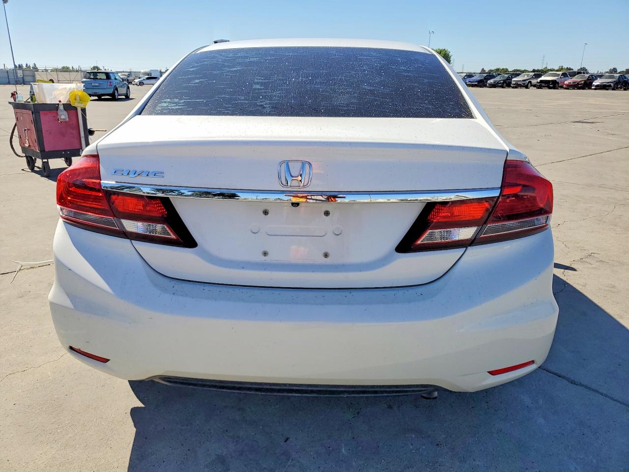 2015 Honda Civic Exl White vin: 19XFB2F9XFE274375