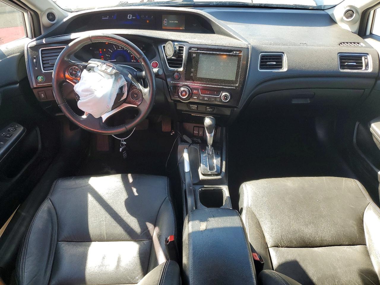 2015 Honda Civic Exl White vin: 19XFB2F9XFE274375