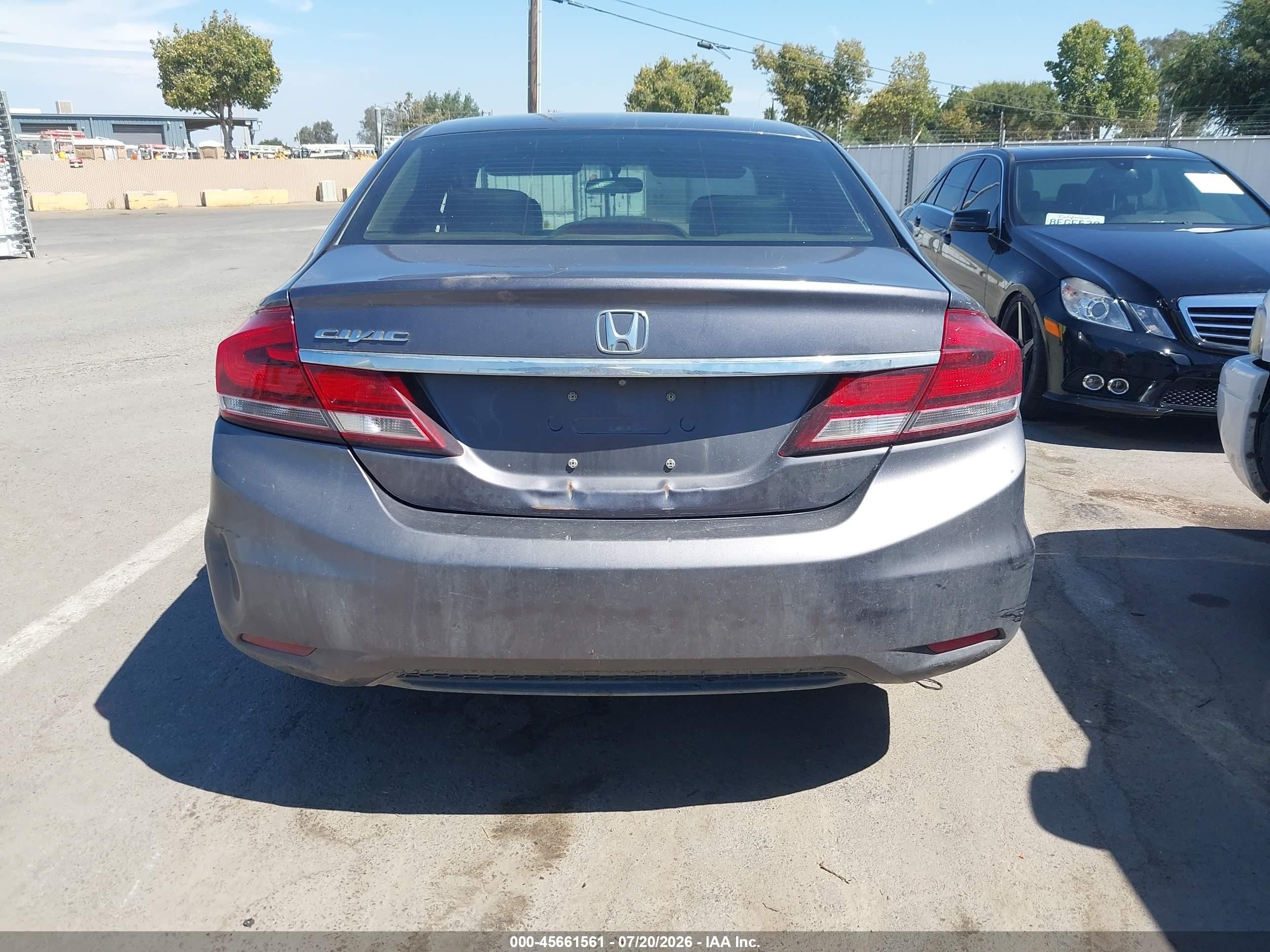 2015 Honda Civic Ex-l Gray vin: 19XFB2F9XFE288566
