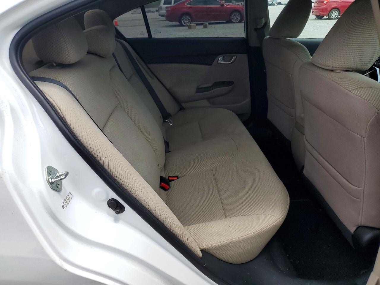 2013 Honda Civic Hybrid White vin: 19XFB4F20DE201270