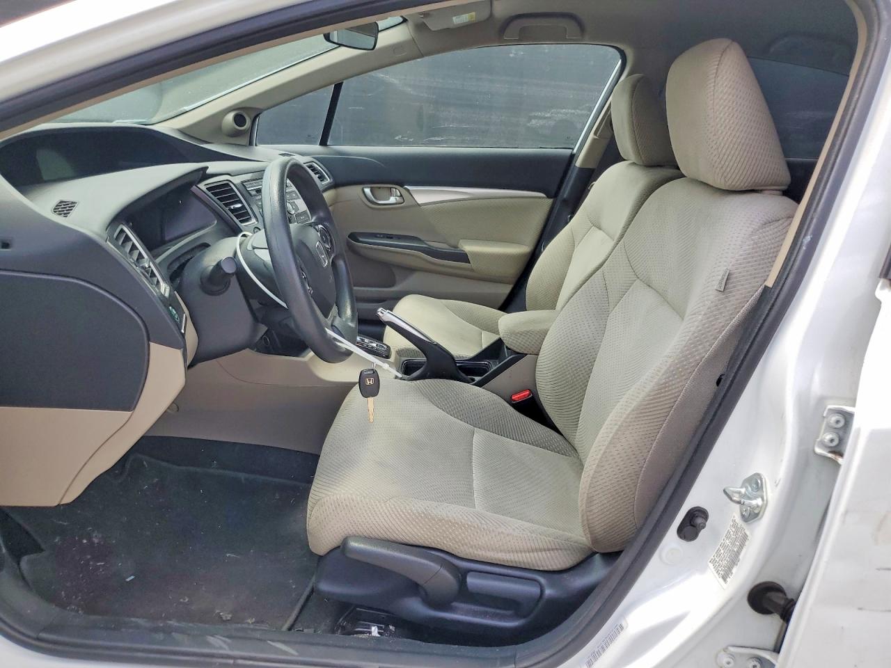 2013 Honda Civic Hybrid White vin: 19XFB4F20DE201270