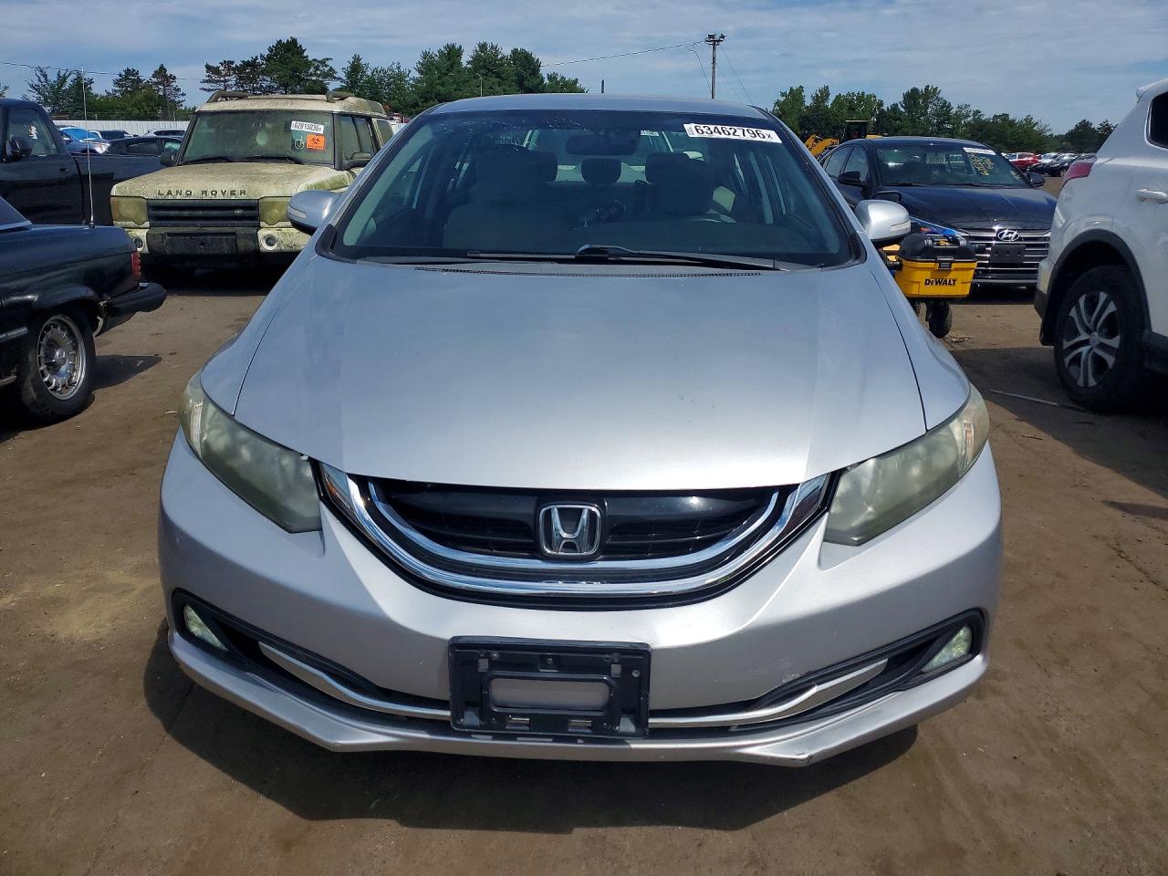 2013 Honda Civic Hybrid Gray vin: 19XFB4F20DE202189