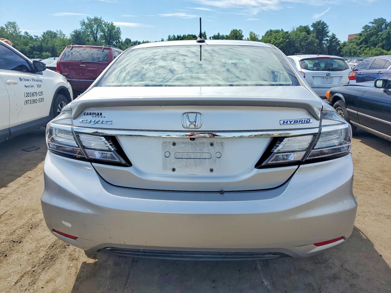 2013 Honda Civic Hybrid Gray vin: 19XFB4F20DE202189