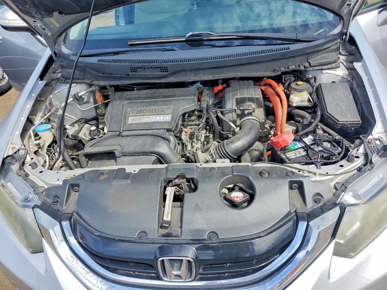 2013 Honda Civic Hybrid Gray vin: 19XFB4F20DE202189