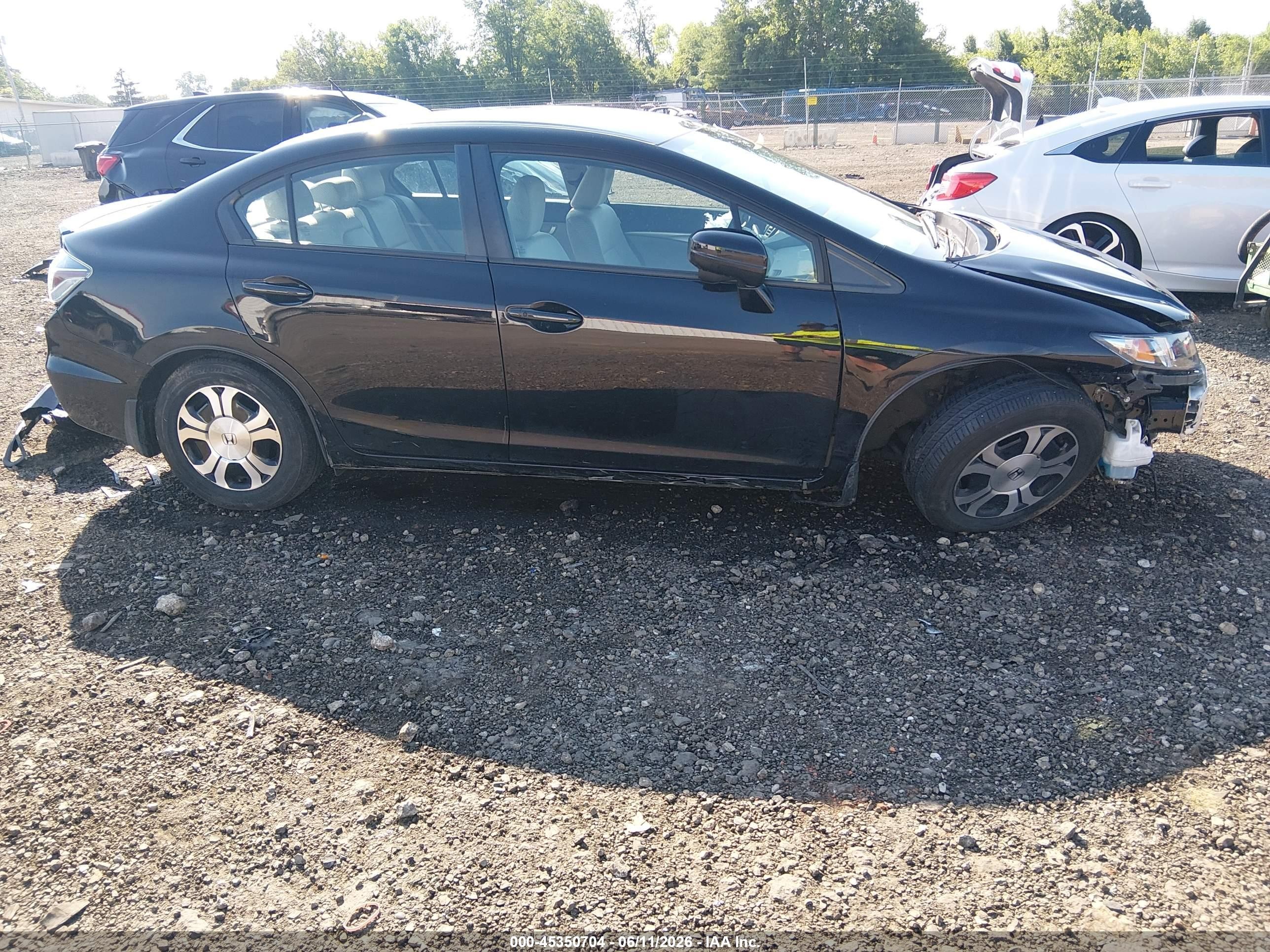 2014 Honda Civic Hybrid Black vin: 19XFB4F20EE000034