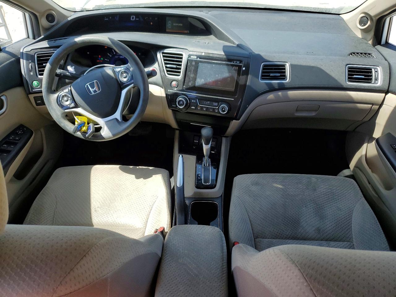 2015 Honda Civic Hybrid White vin: 19XFB4F20FE002433