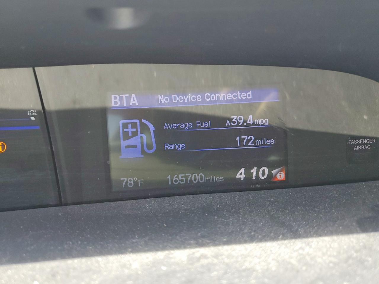 2015 Honda Civic Hybrid White vin: 19XFB4F20FE002433