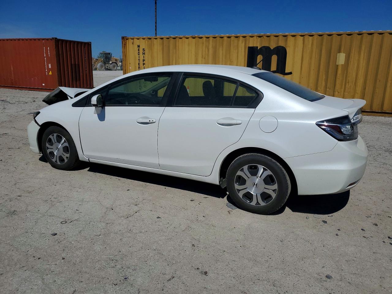 2015 Honda Civic Hybrid White vin: 19XFB4F20FE002433