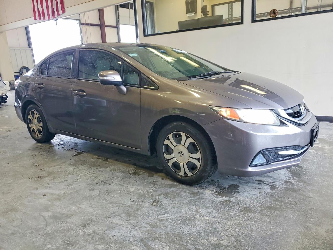 2013 Honda Civic Hybrid Brown vin: 19XFB4F21DE003149