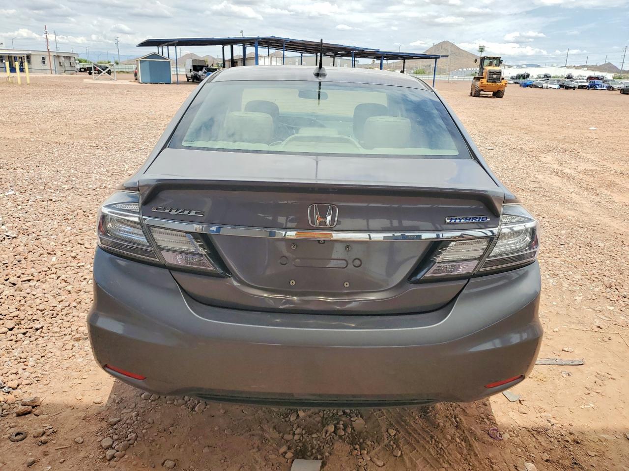 2014 Honda Civic Hybrid Gray vin: 19XFB4F21EE000821