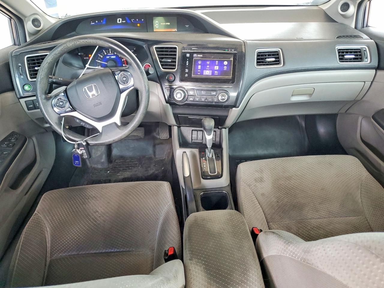 2014 Honda Civic Hybrid Gray vin: 19XFB4F21EE000821