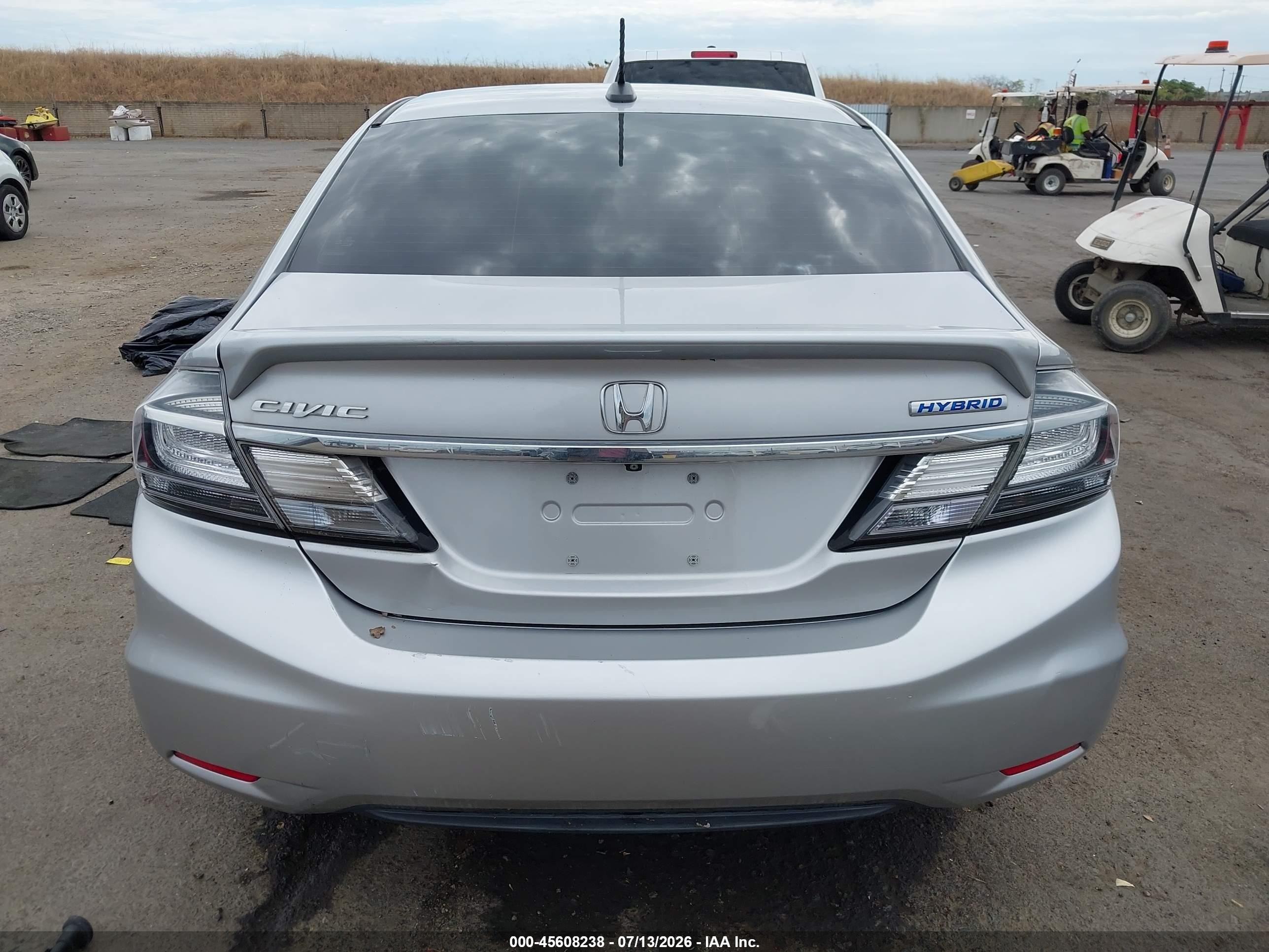 2015 Honda Civic Hybrid   Silver vin: 19XFB4F21FE201832