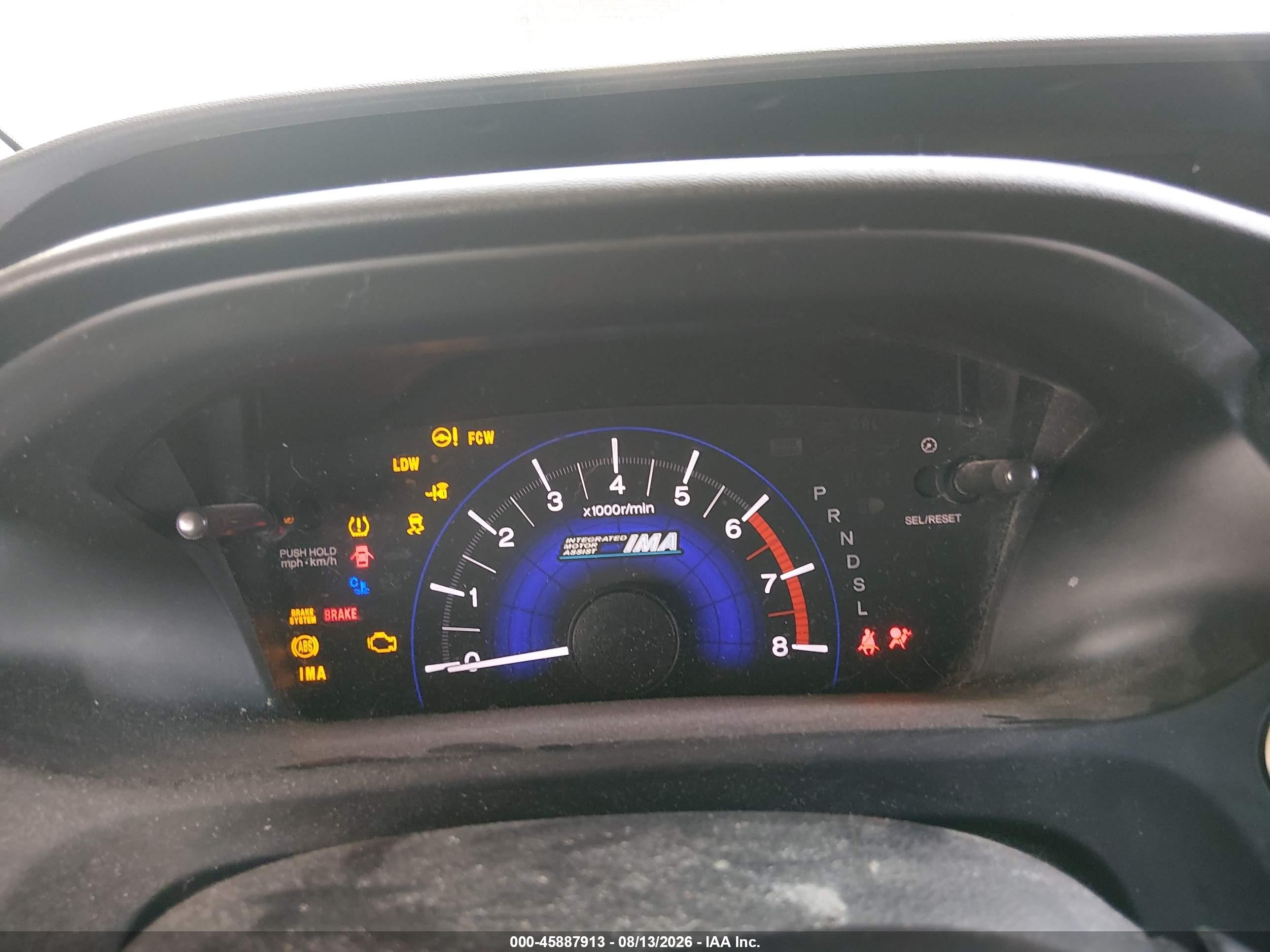 2014 Honda Civic Hybrid   Gray vin: 19XFB4F22EE001038