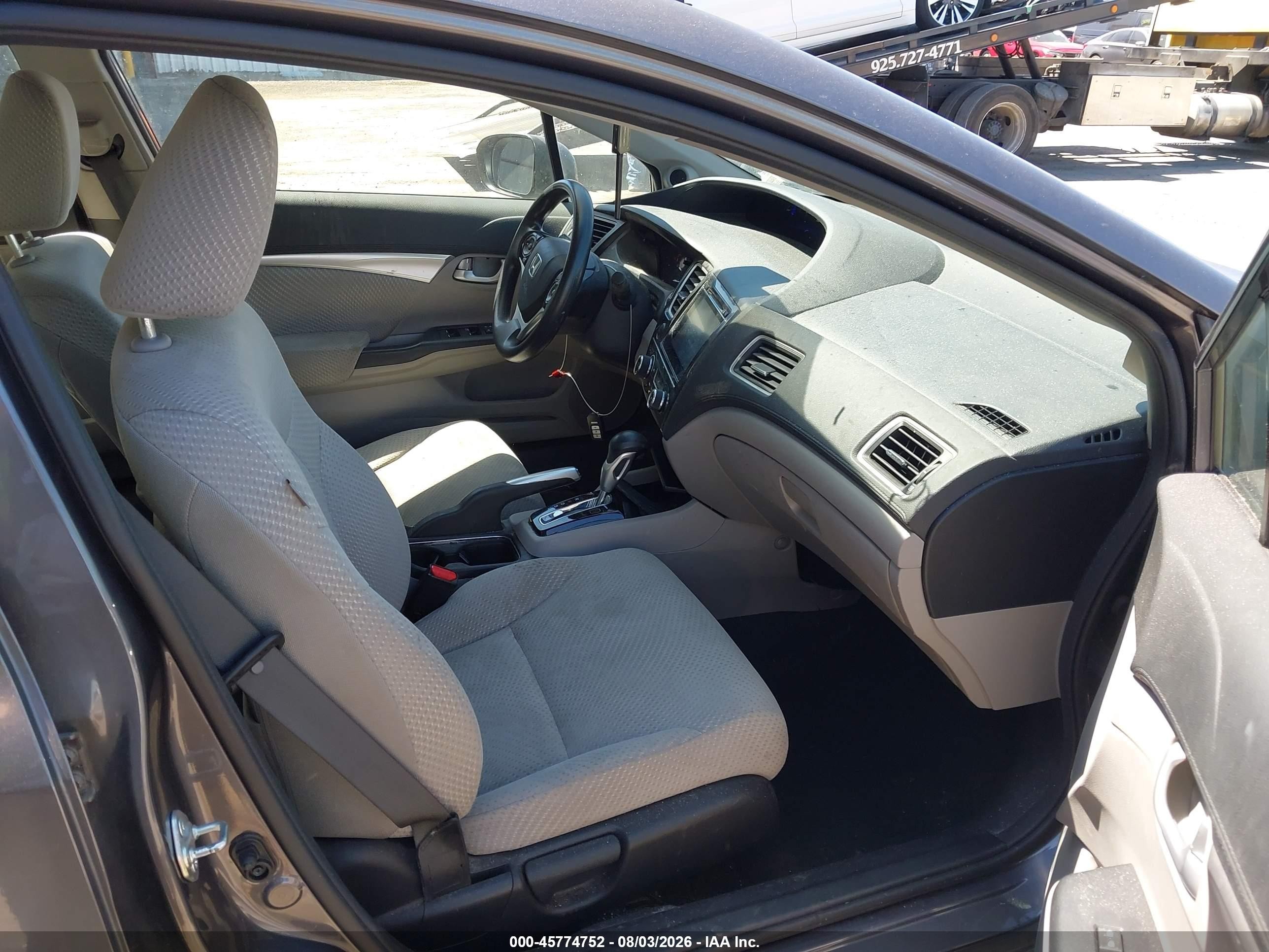 2015 Honda Civic Hybrid   Gray vin: 19XFB4F22FE002515