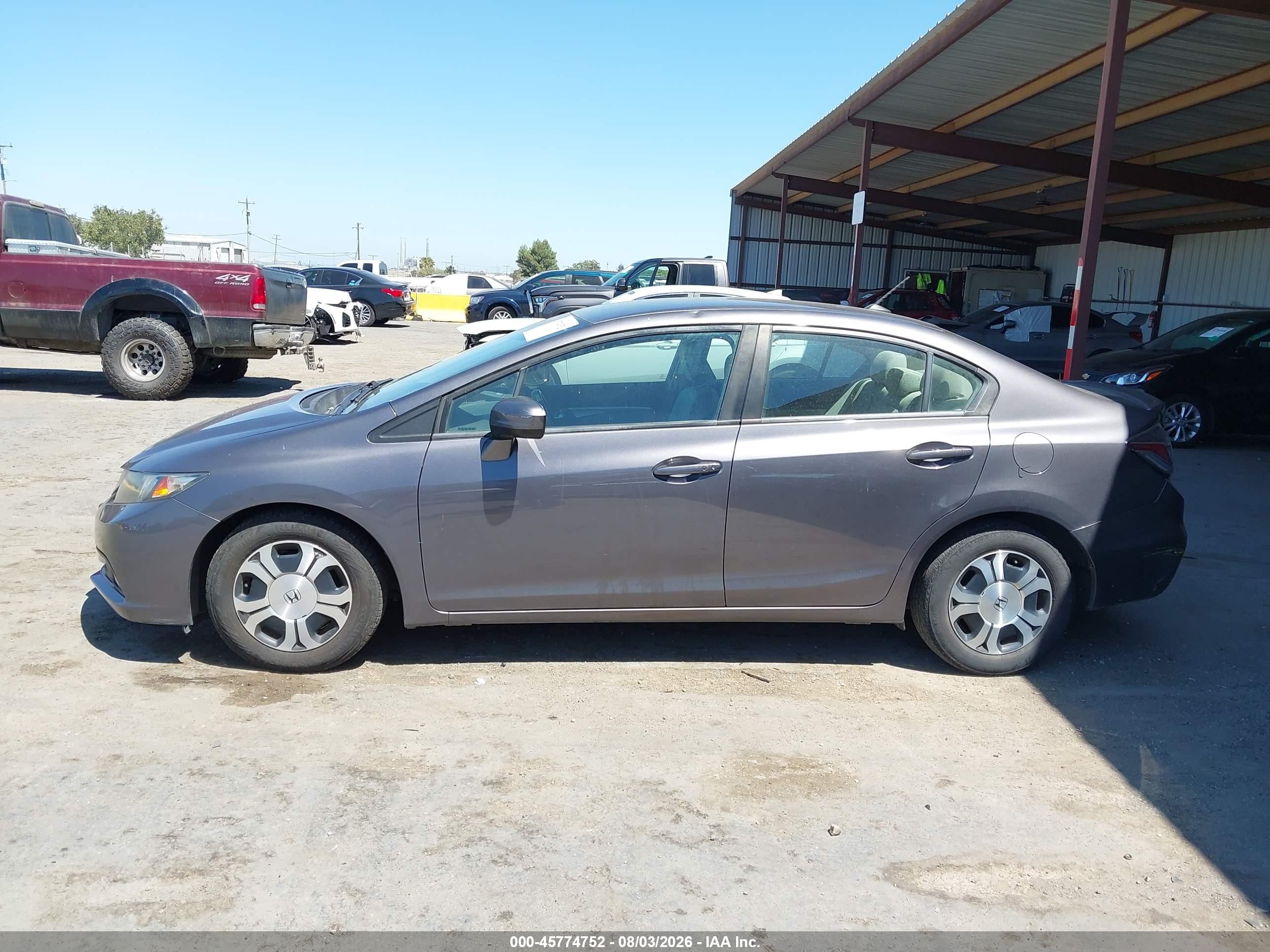 2015 Honda Civic Hybrid   Gray vin: 19XFB4F22FE002515
