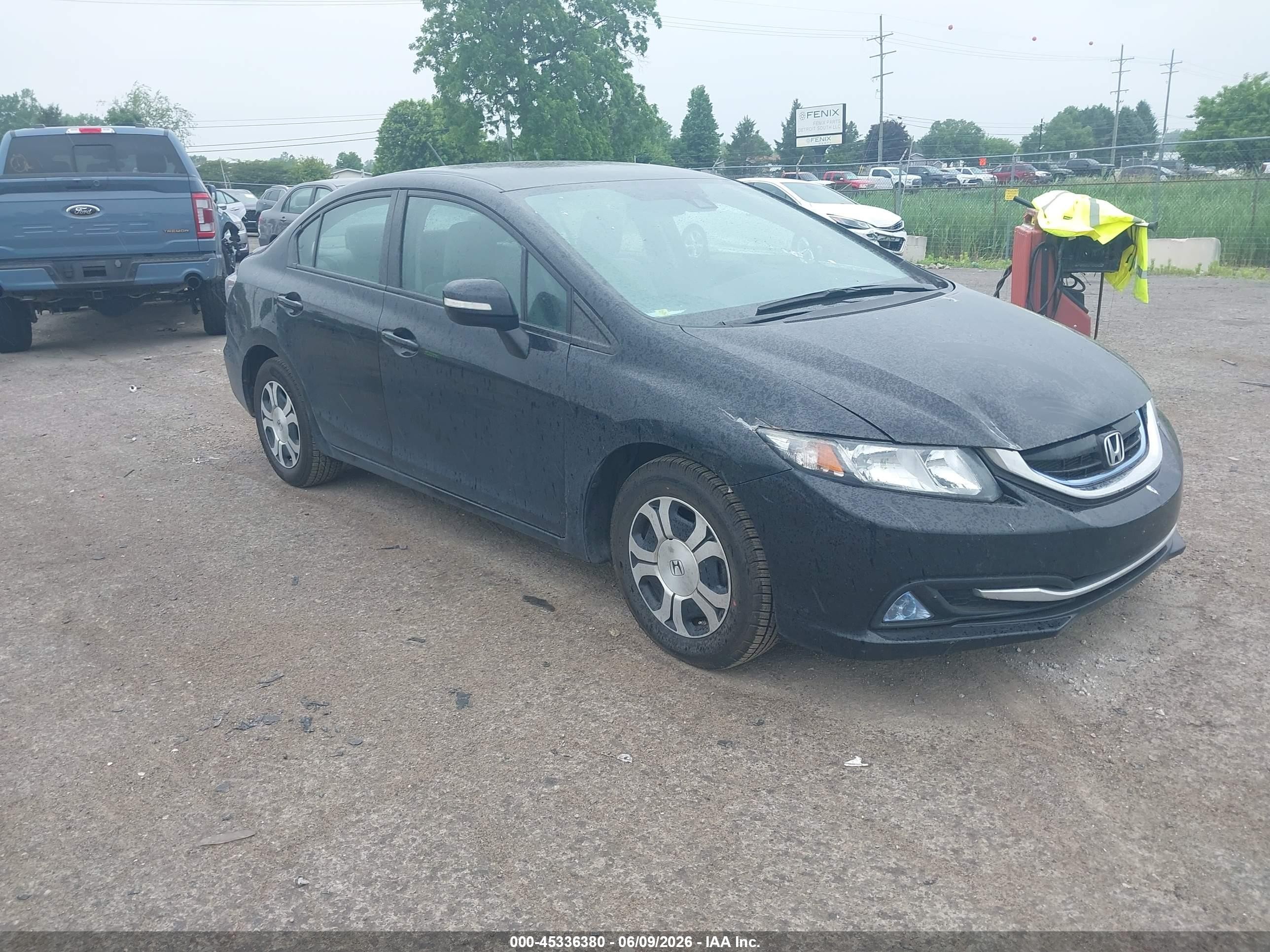 2013 Honda Civic Hybrid   Black vin: 19XFB4F23DE000494