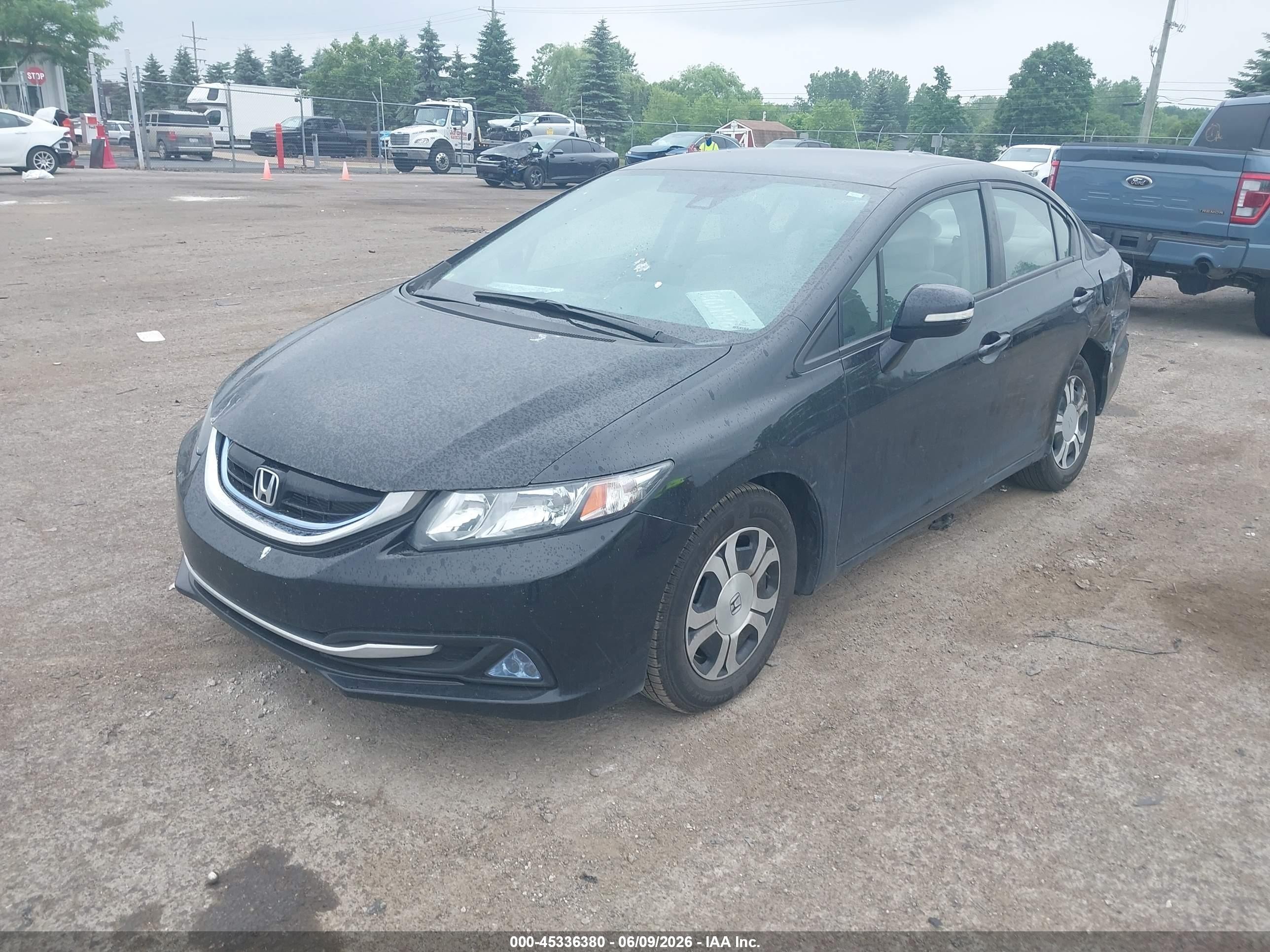 2013 Honda Civic Hybrid   Black vin: 19XFB4F23DE000494