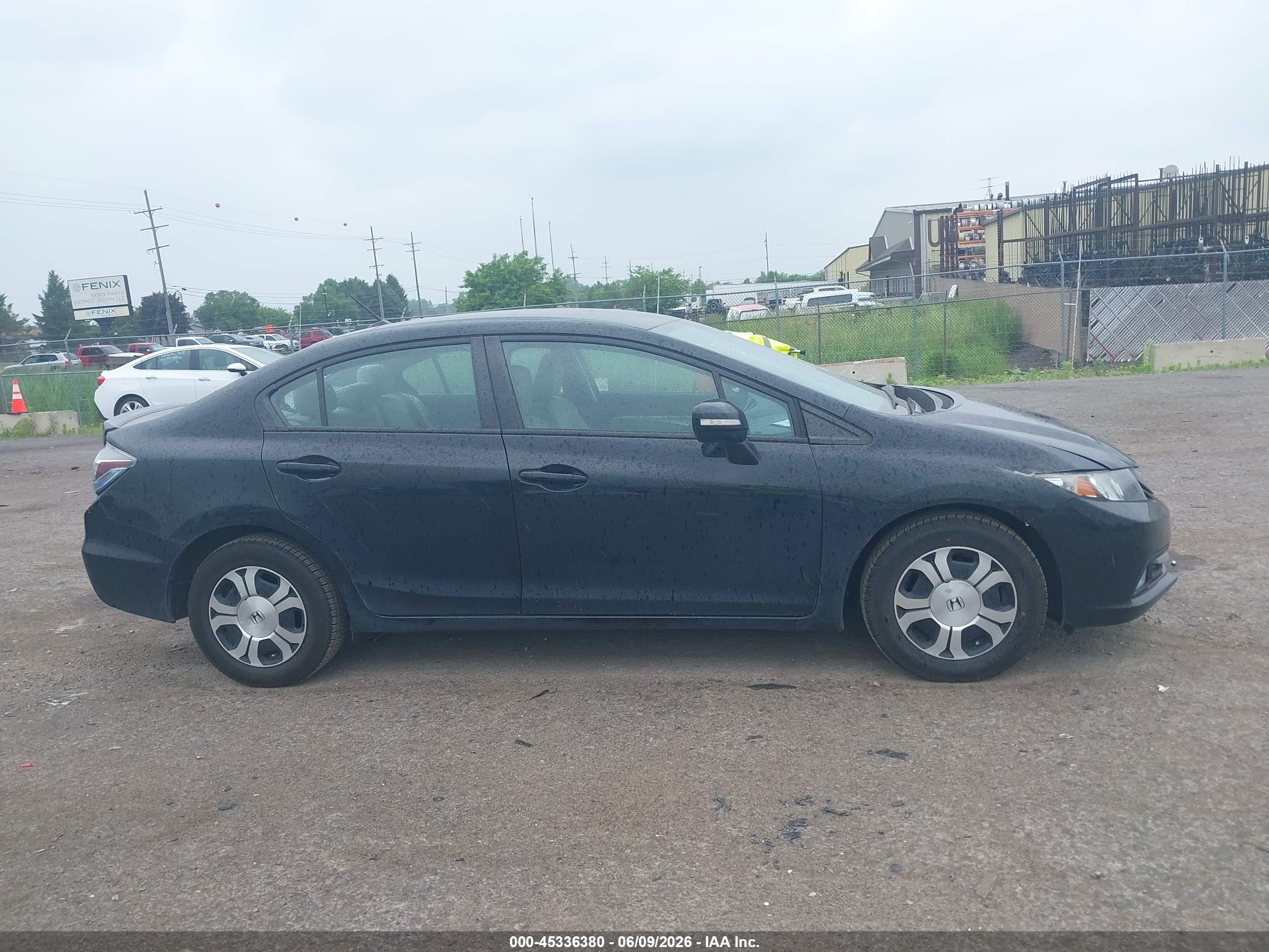 2013 Honda Civic Hybrid   Black vin: 19XFB4F23DE000494