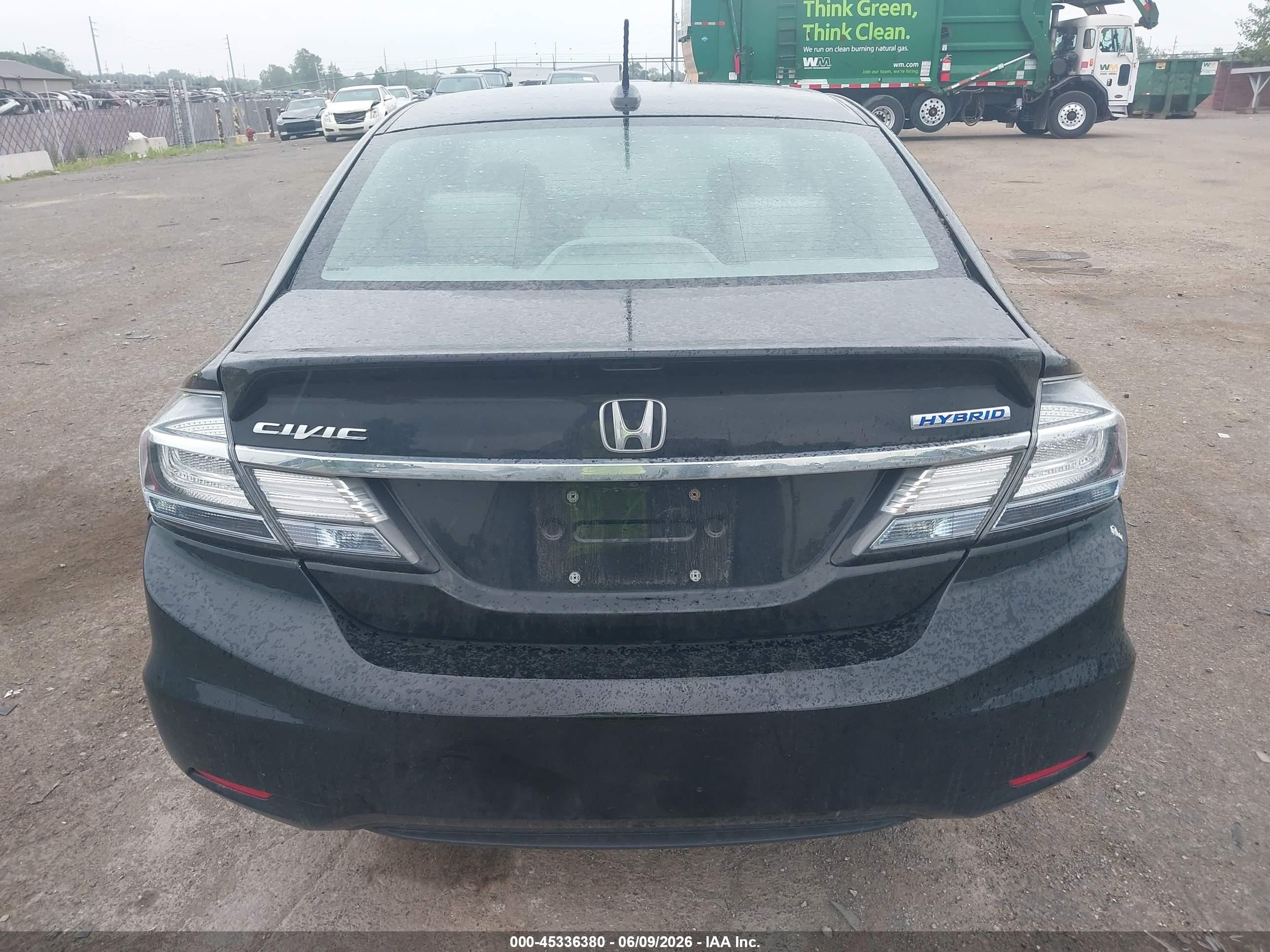 2013 Honda Civic Hybrid   Black vin: 19XFB4F23DE000494