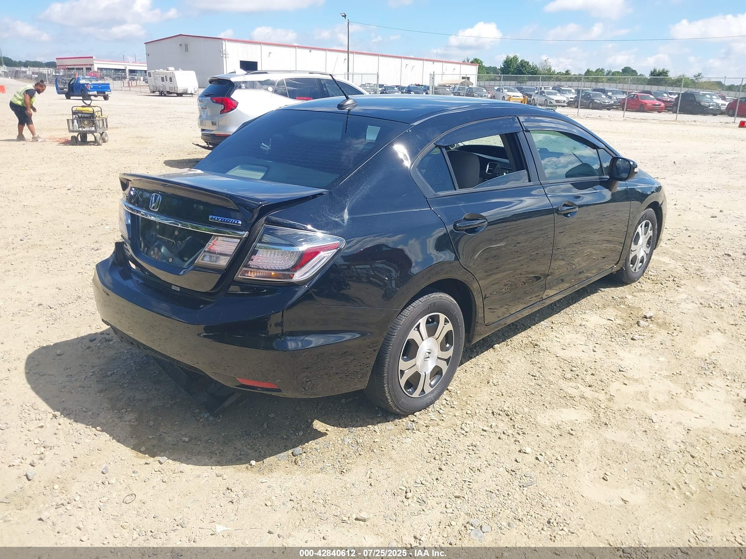 2013 Honda Civic Hybrid   Black vin: 19XFB4F24DE002559