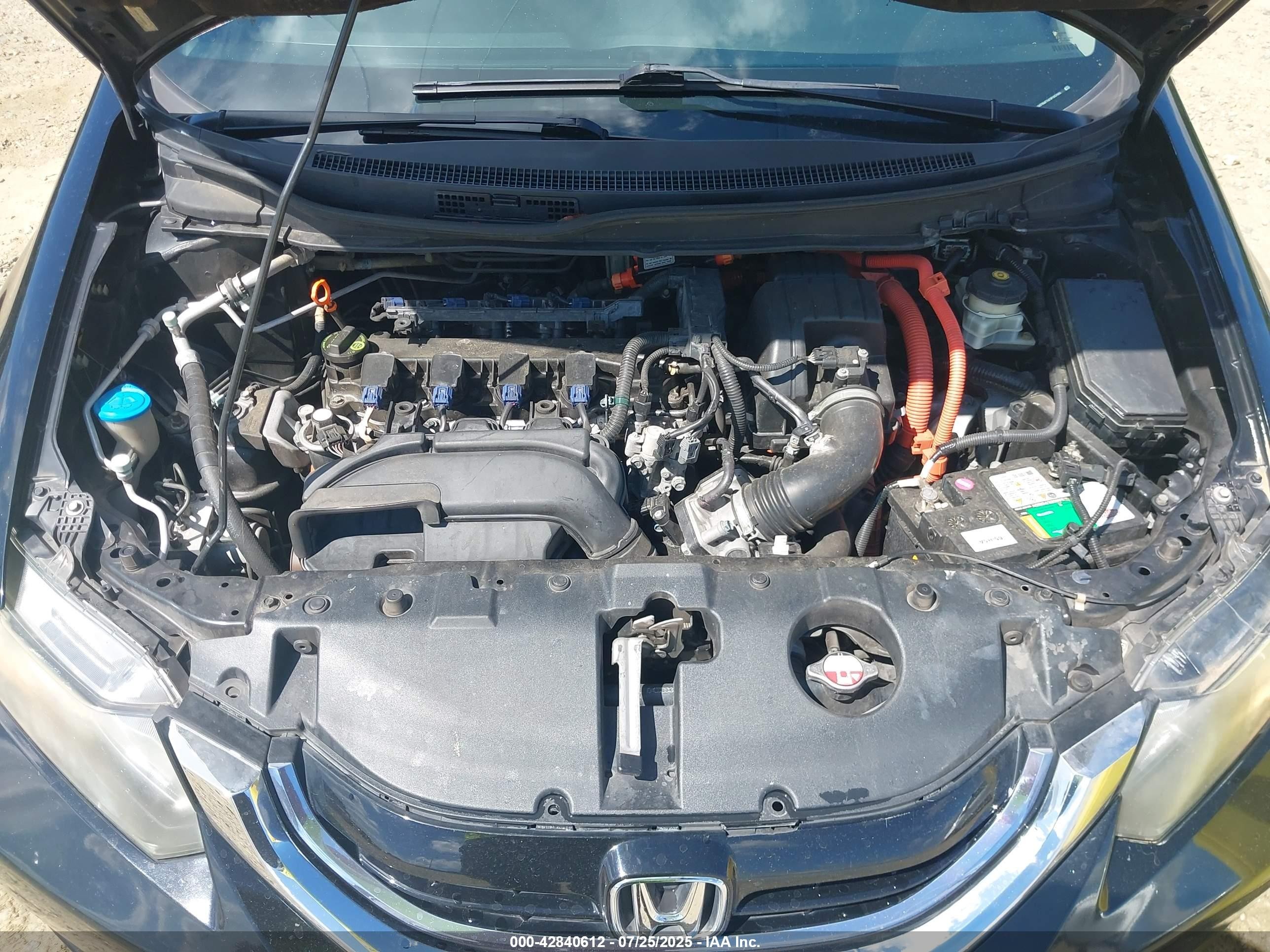 2013 Honda Civic Hybrid   Black vin: 19XFB4F24DE002559
