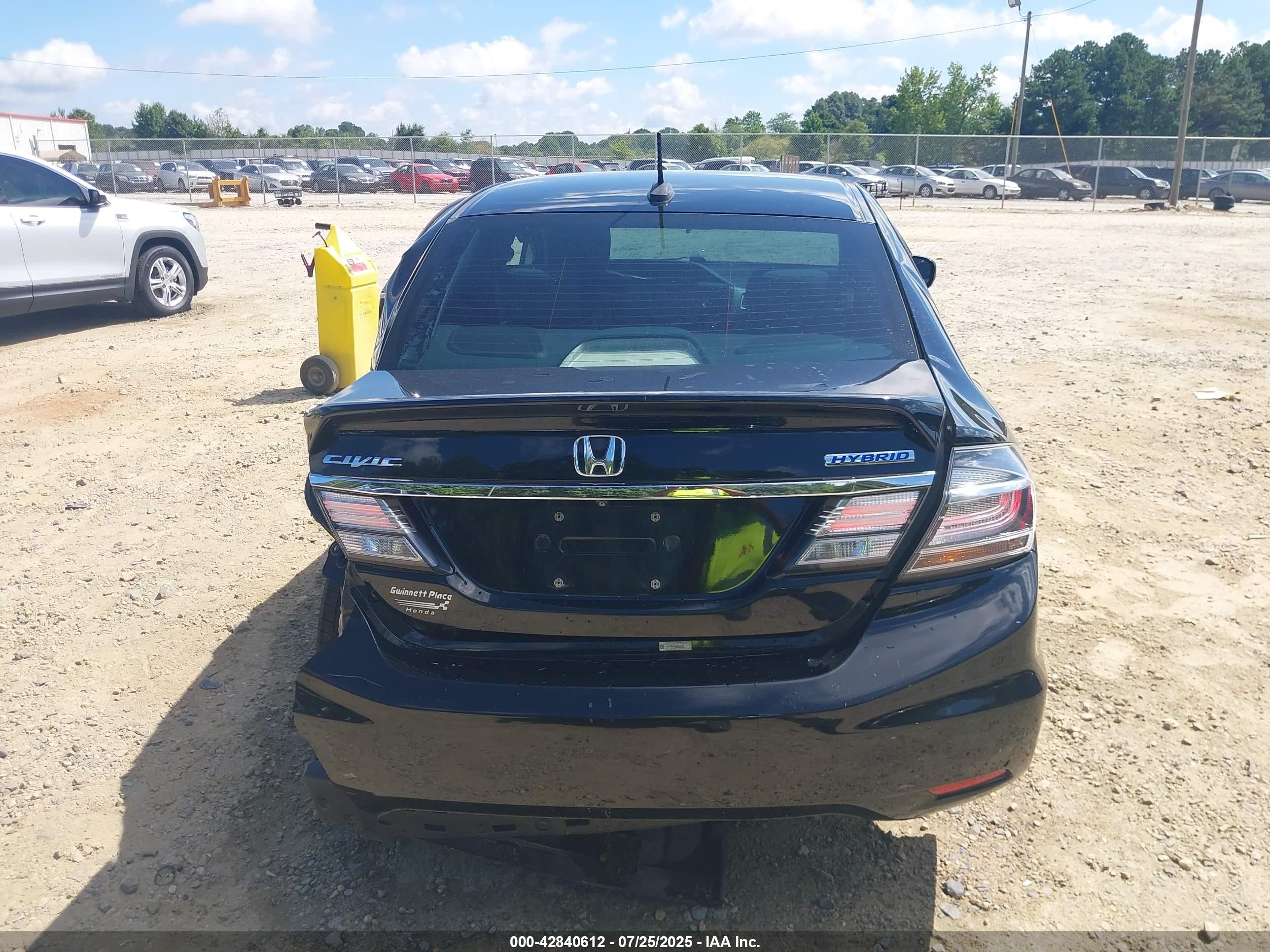 2013 Honda Civic Hybrid   Black vin: 19XFB4F24DE002559