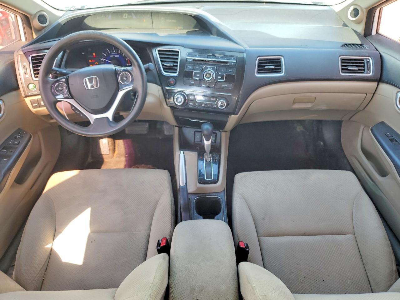 2013 Honda Civic Hybrid White vin: 19XFB4F24DE003744