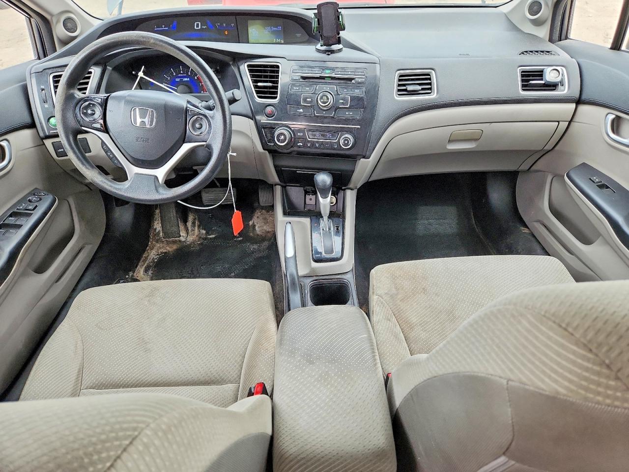 2013 Honda Civic Hybrid Gray vin: 19XFB4F24DE004022