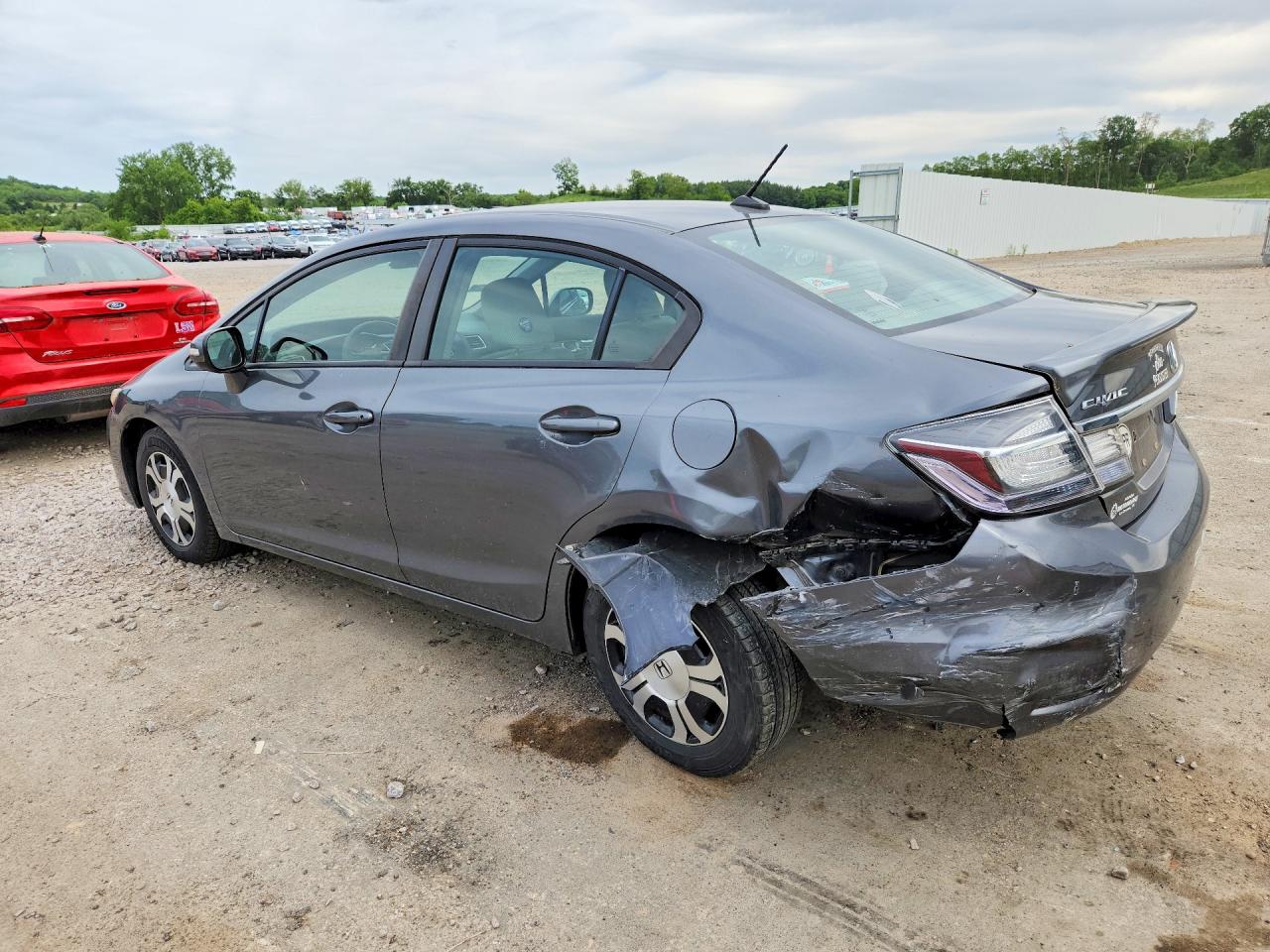 2013 Honda Civic Hybrid Gray vin: 19XFB4F24DE004022