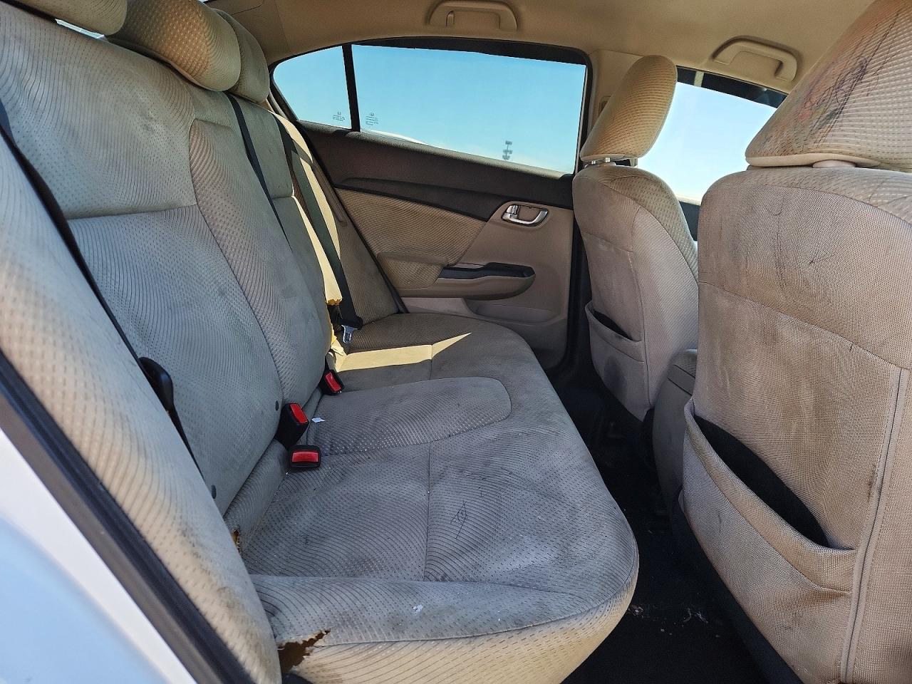 2013 Honda Civic Hybrid White vin: 19XFB4F24DE201515